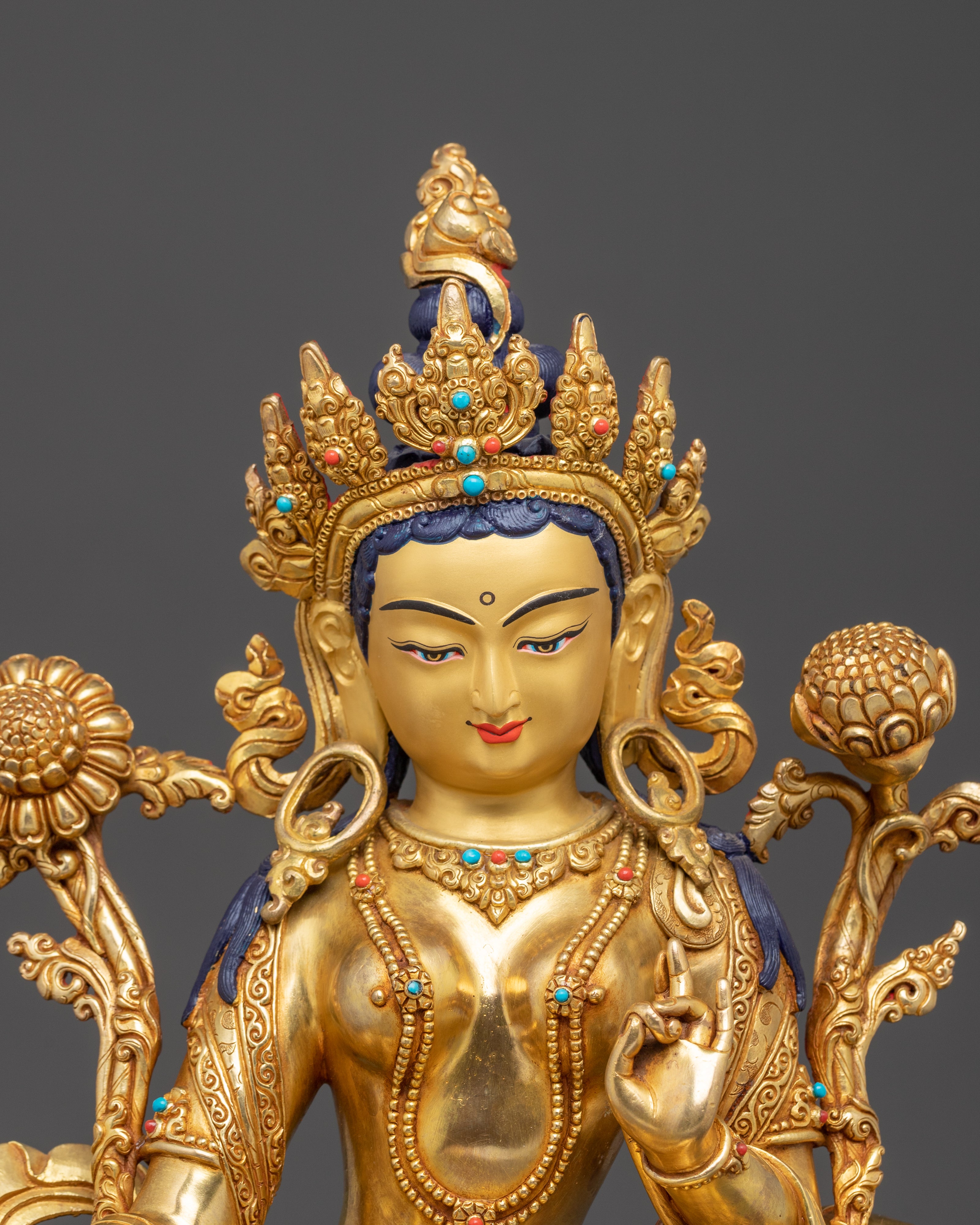 Statue of Mother Green Tara: Mother of Liberation | Compassion and Swift Protection