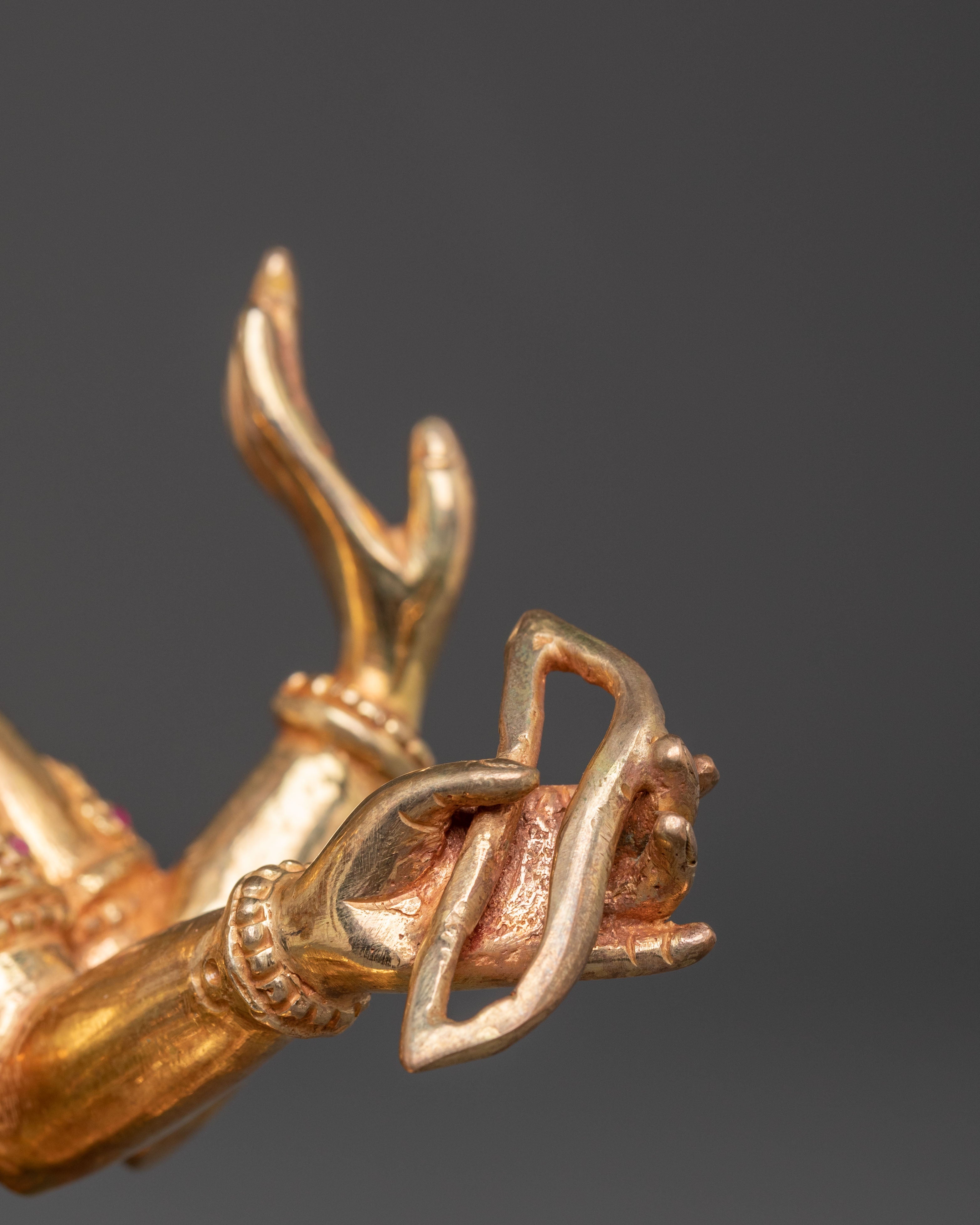 Three Face Nagyalma Statue | Tibetan Longevity Goddess