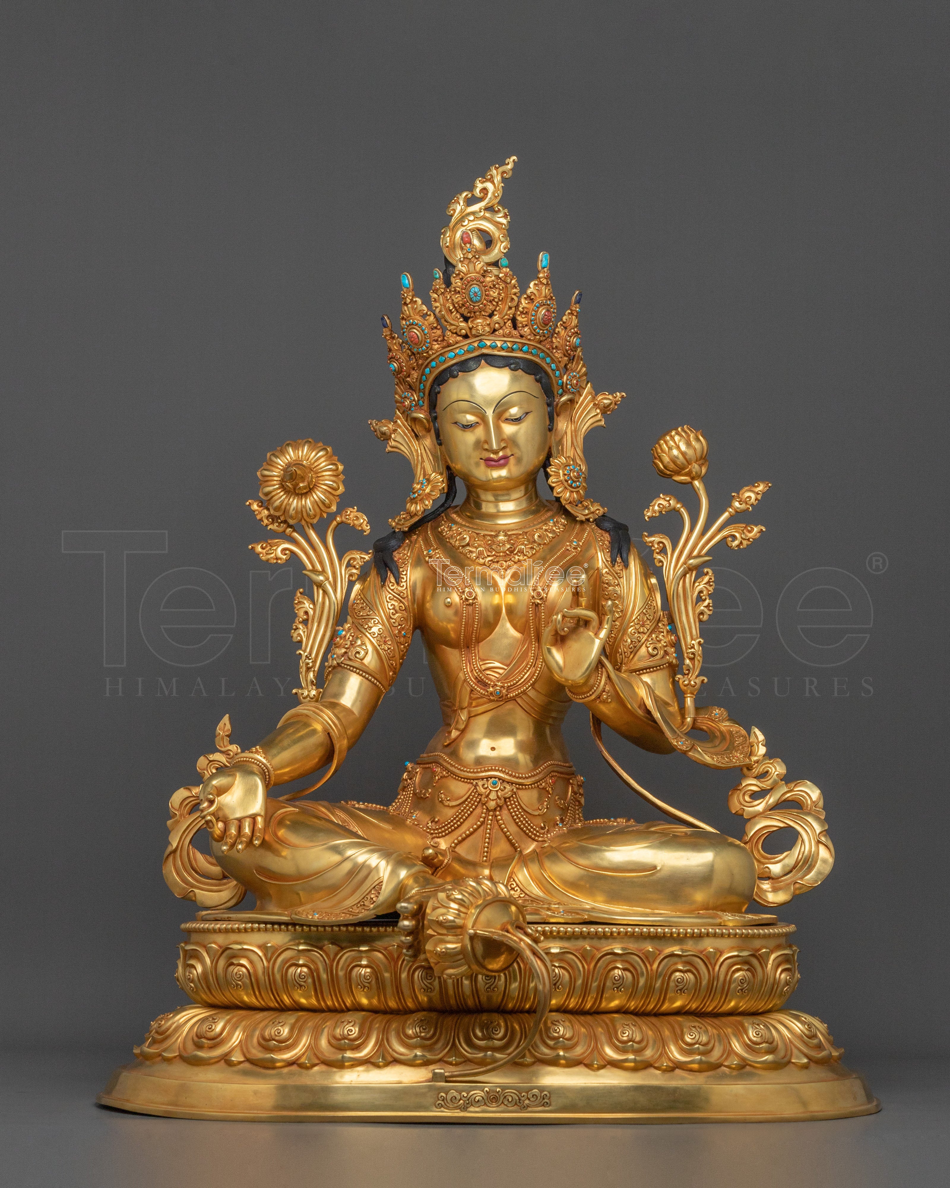 Green Tara Statue