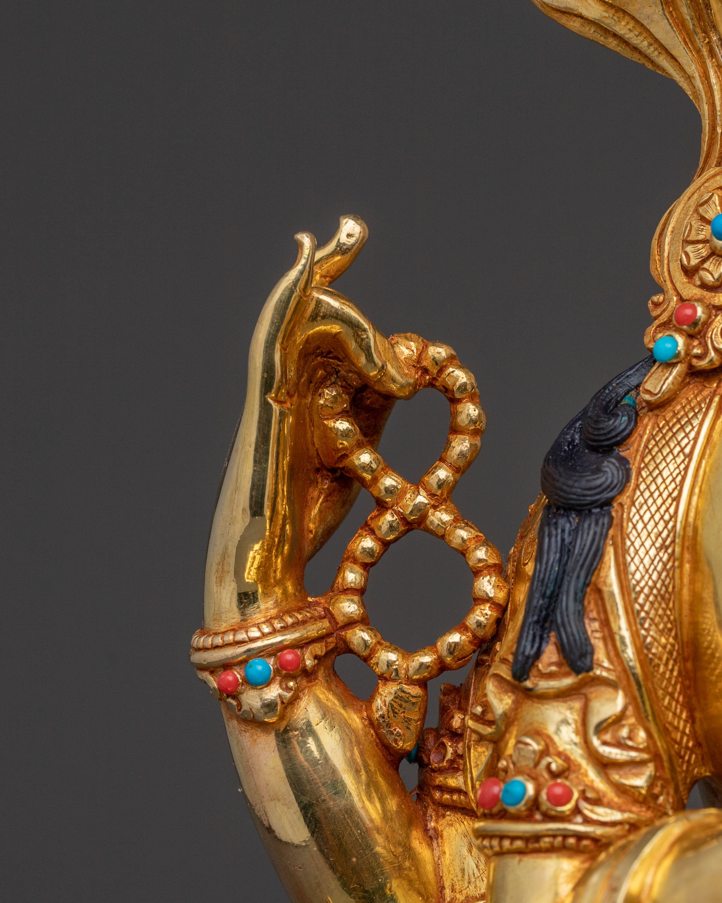 Handcrafted Copper Statue of Chenrezig