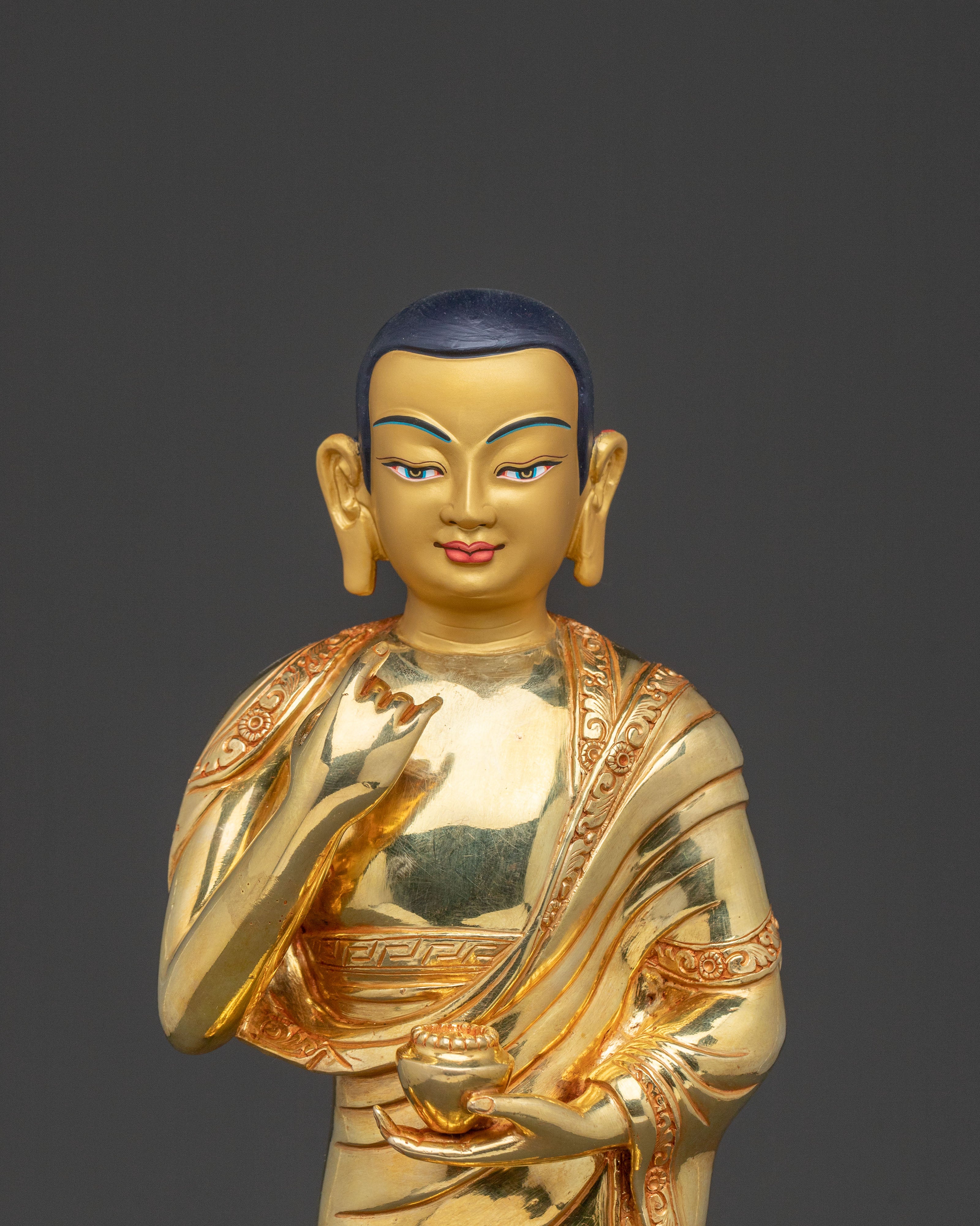 Serene Disciples Sculpture of Shakyamuni Buddha for Altars