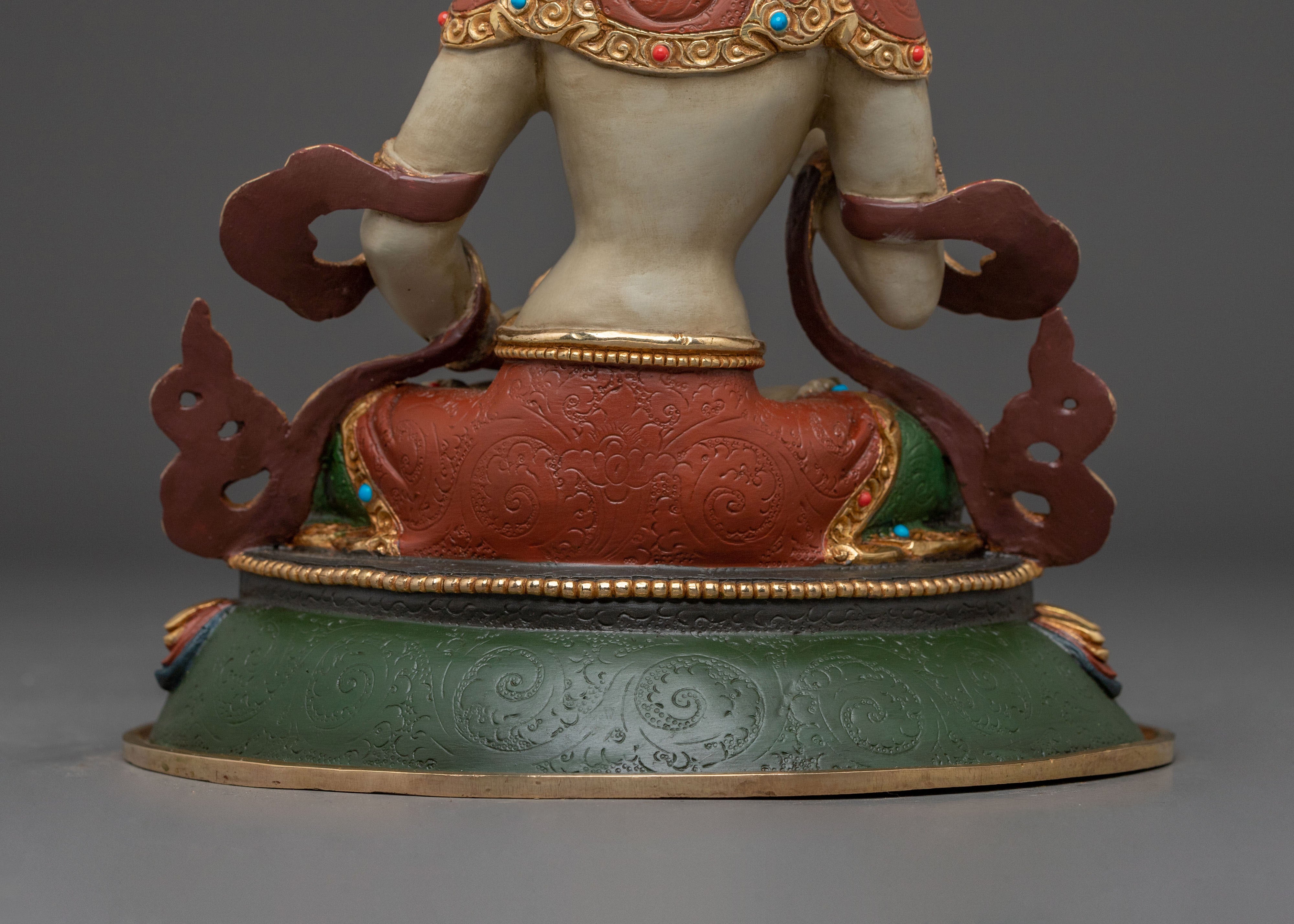 Handmade Vajrasattva Figurine | Purification Deity
