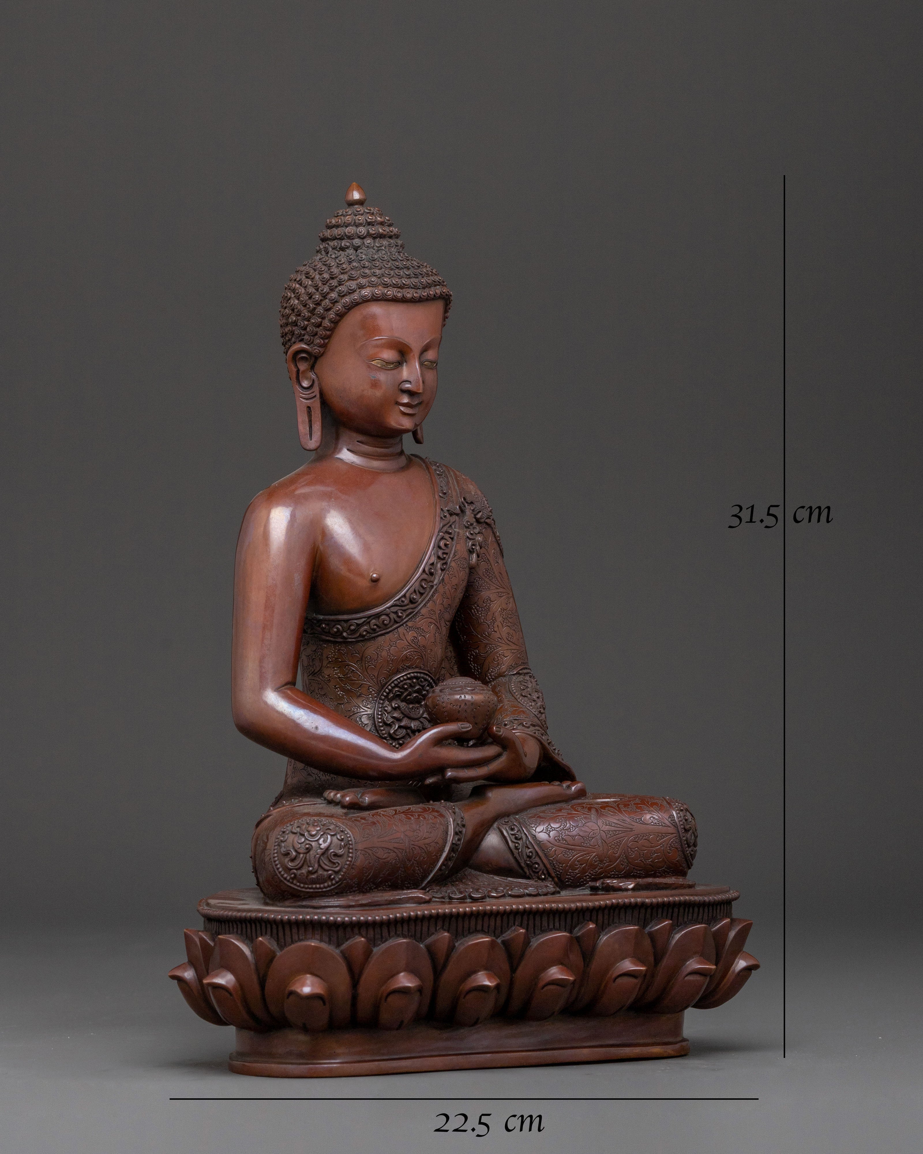 Amitabha Buddha Peaceful Meditation Statue | Meditation Altar Decor