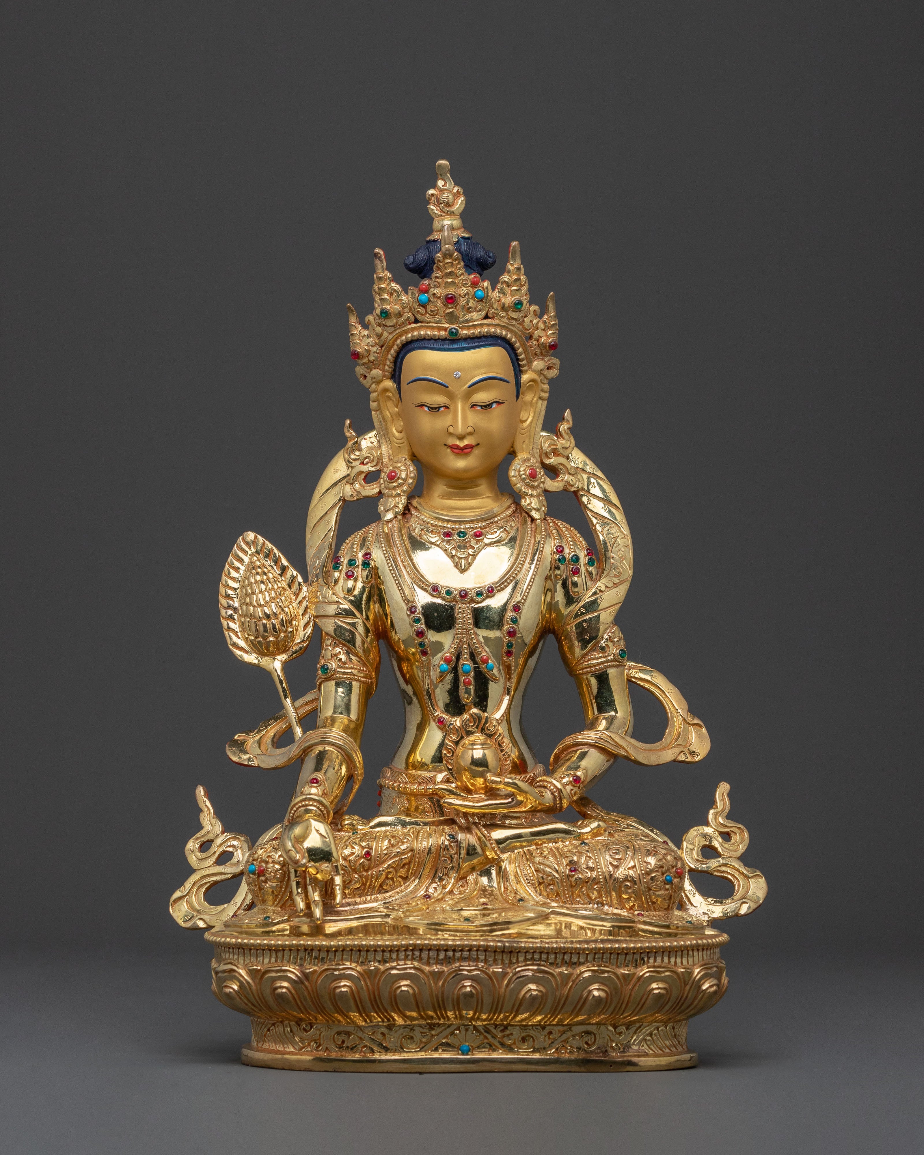Kshitigarbha Golden Statue