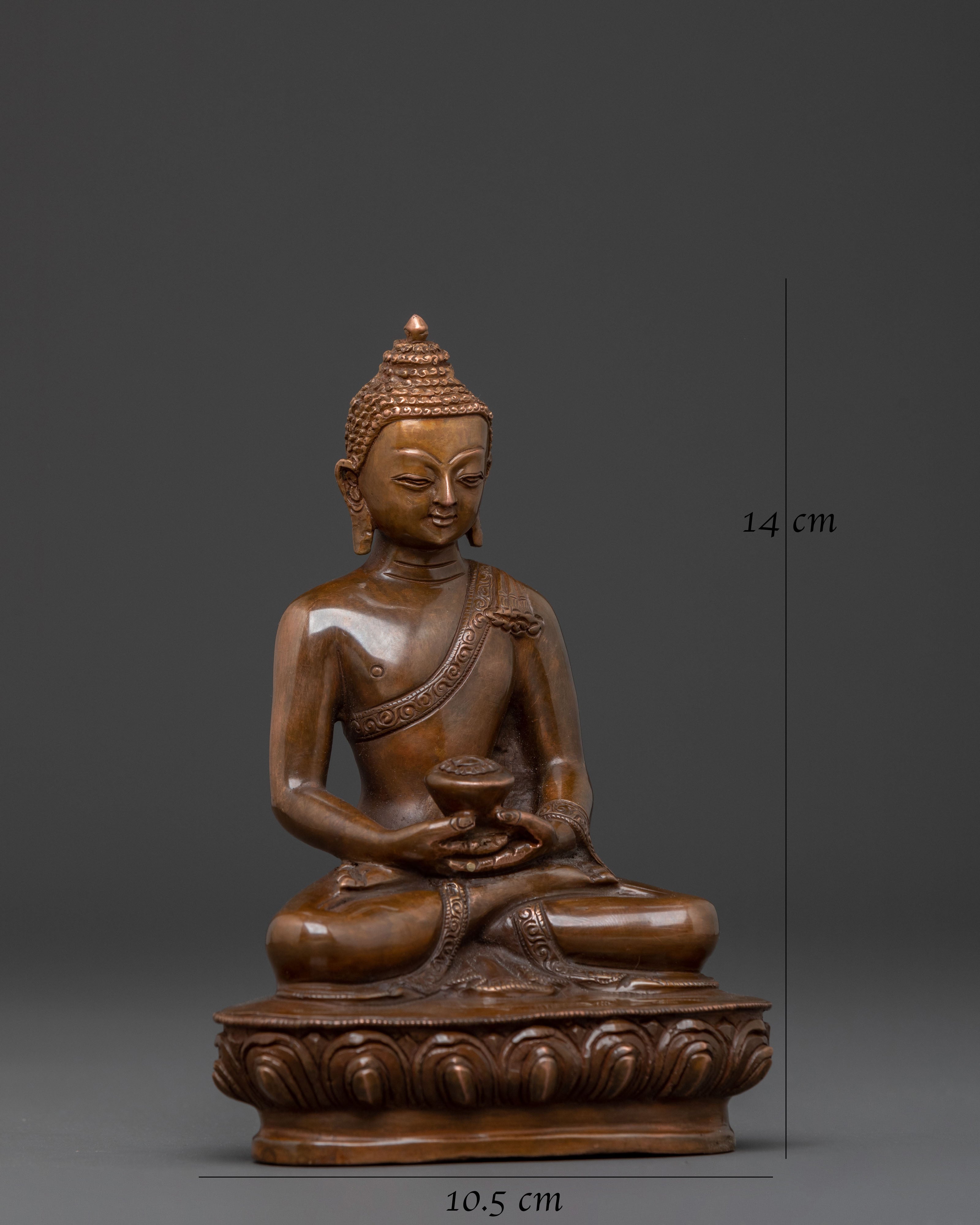 Handcrafted Amitabha Buddha Statue | Light of Peace
