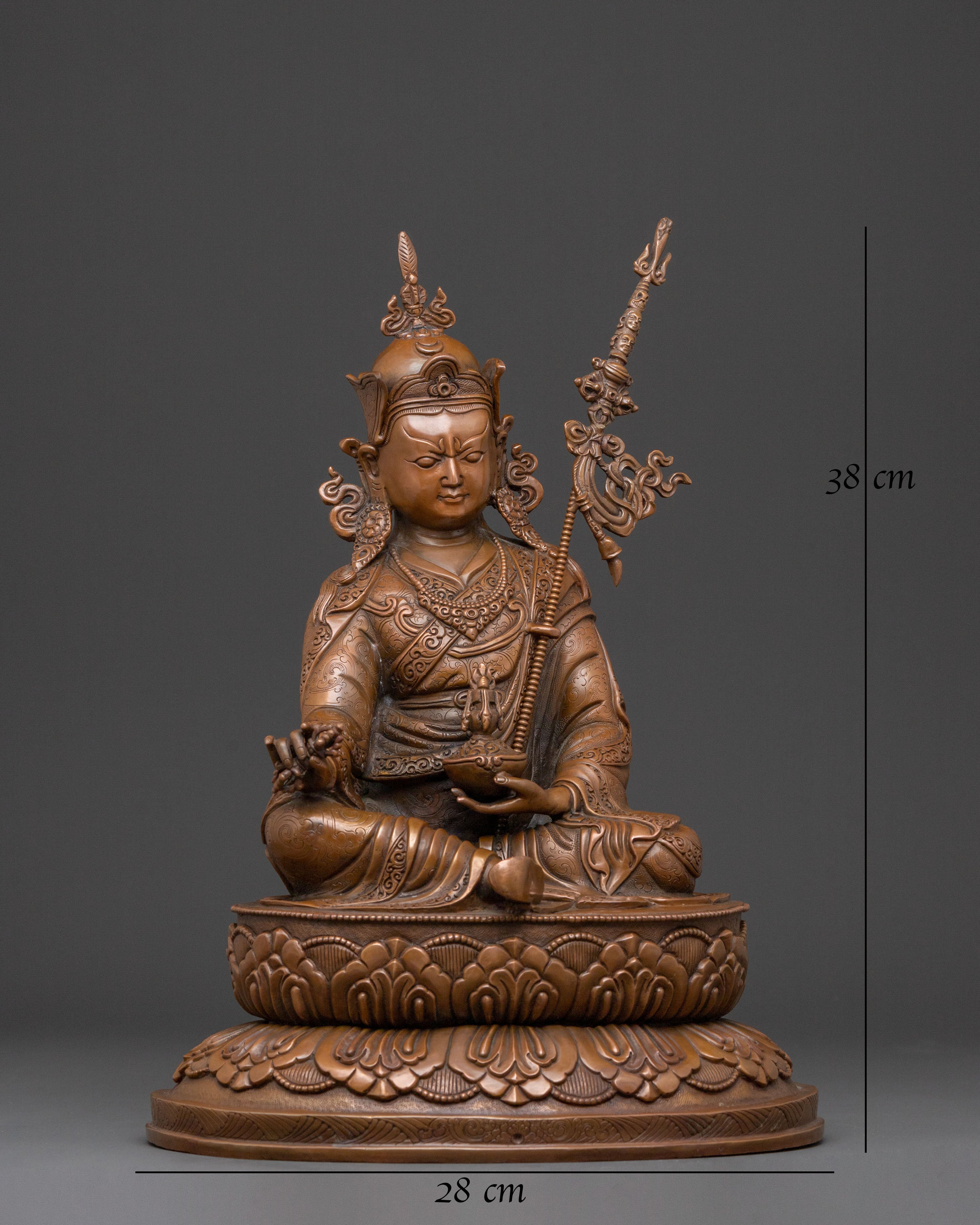 Guru Rinpoche Altar Sculpture | Spiritual Decor