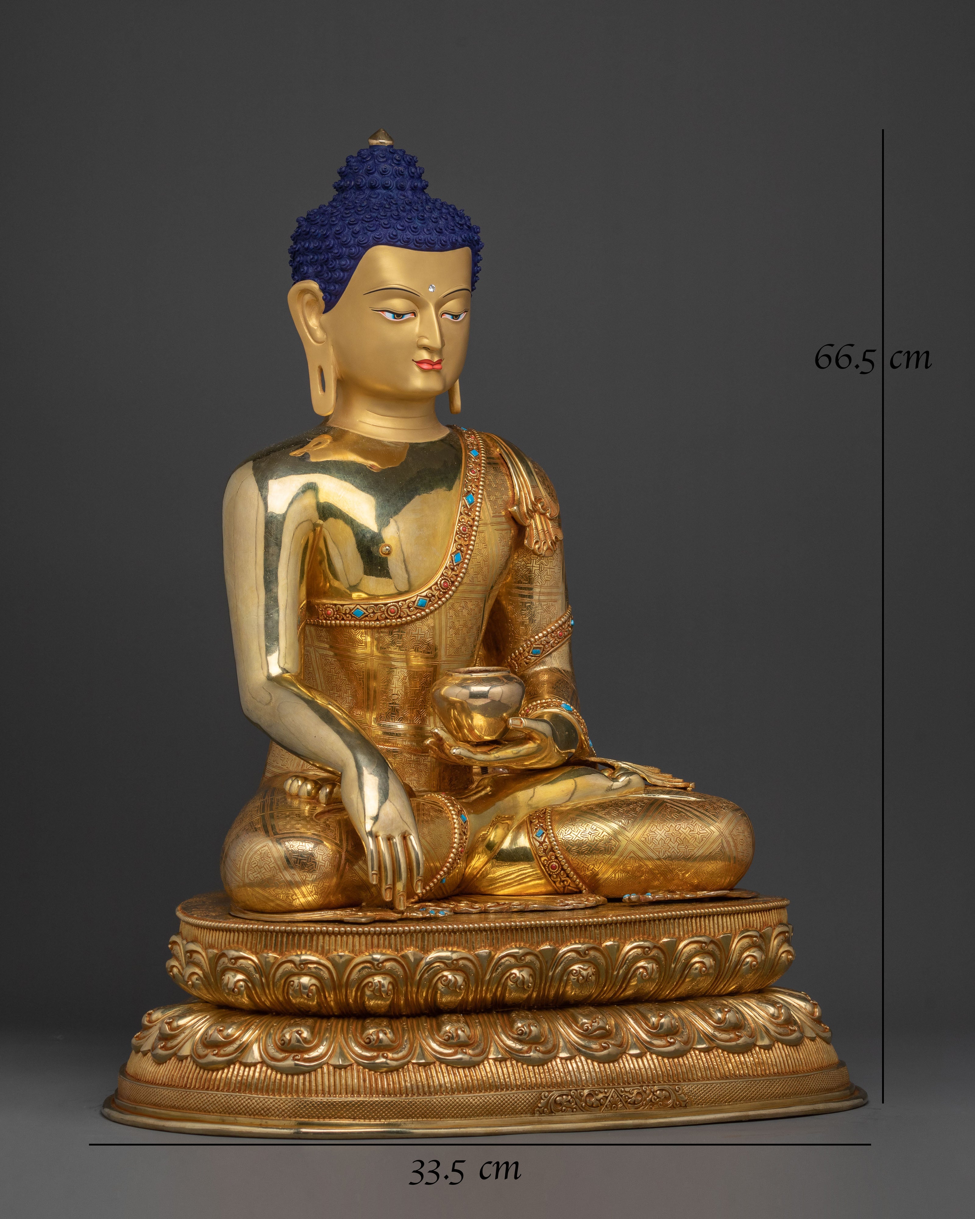 Shakyamuni Buddha Mindfulness Meditation Statue