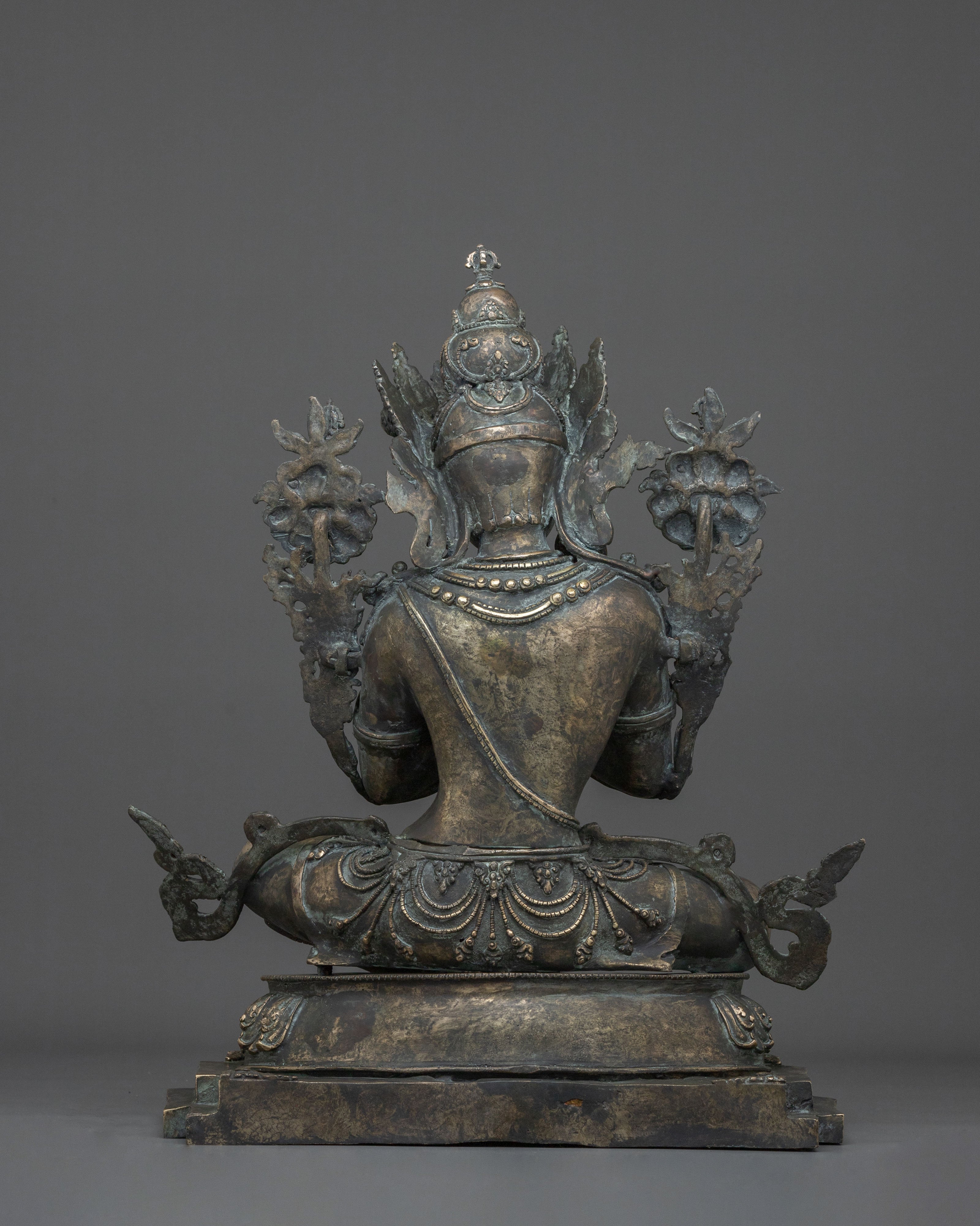 Vajradhara Copper Sculpture | Bronze Figurine of Wisdom