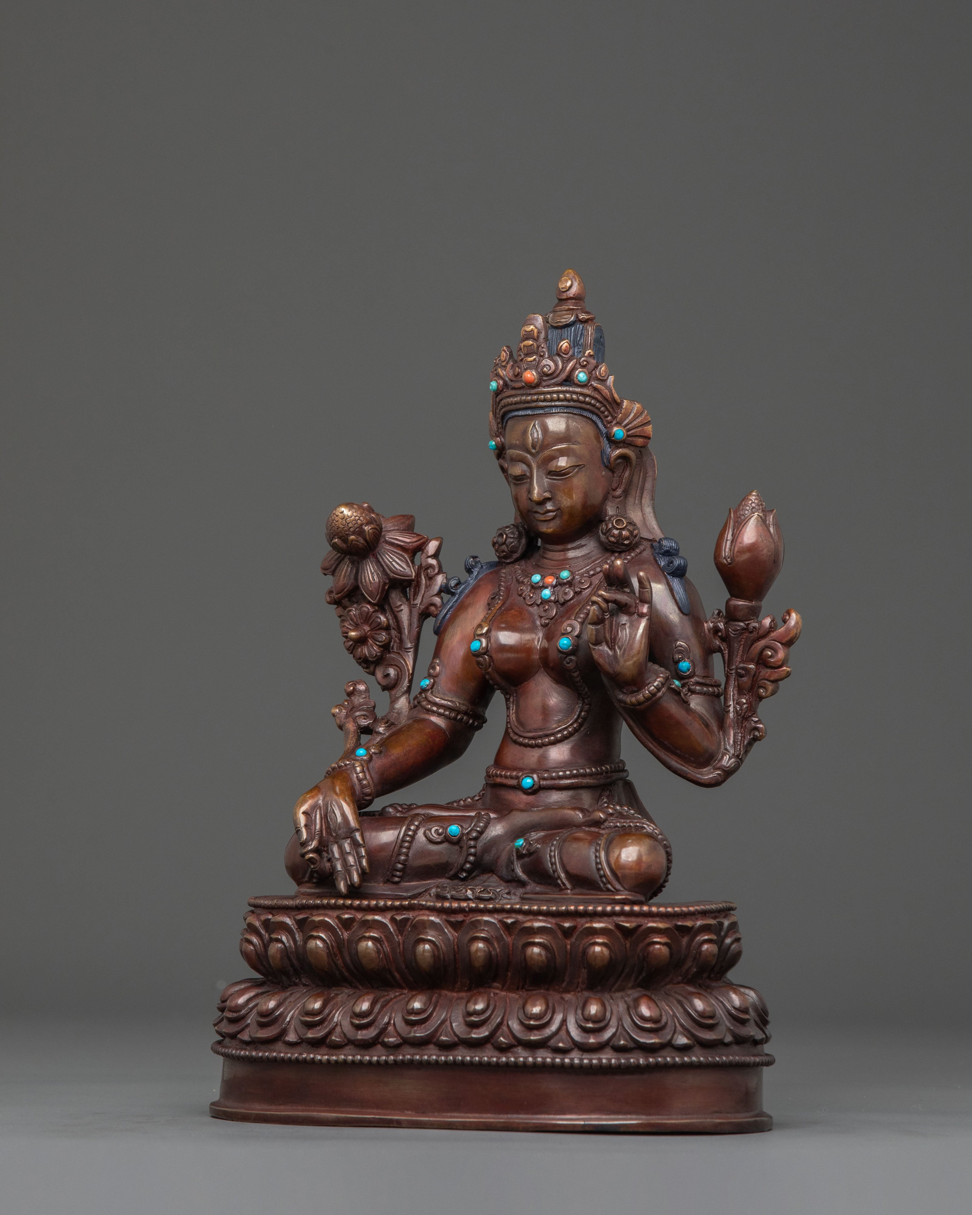 White Tara Spiritual Statue | Symbol of Purity