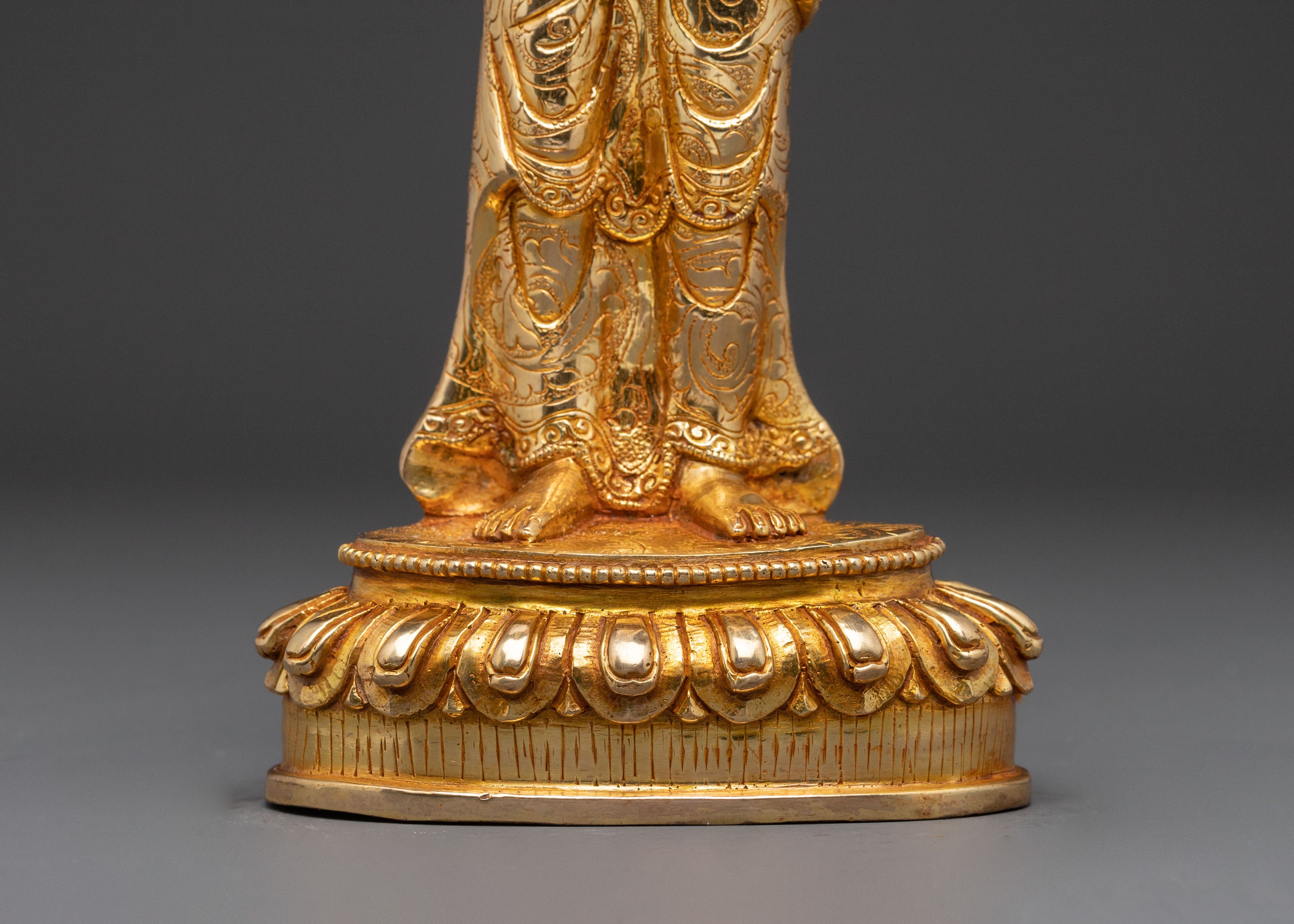 Disciples of Shakyamuni Buddha – Nepali Copper Statues