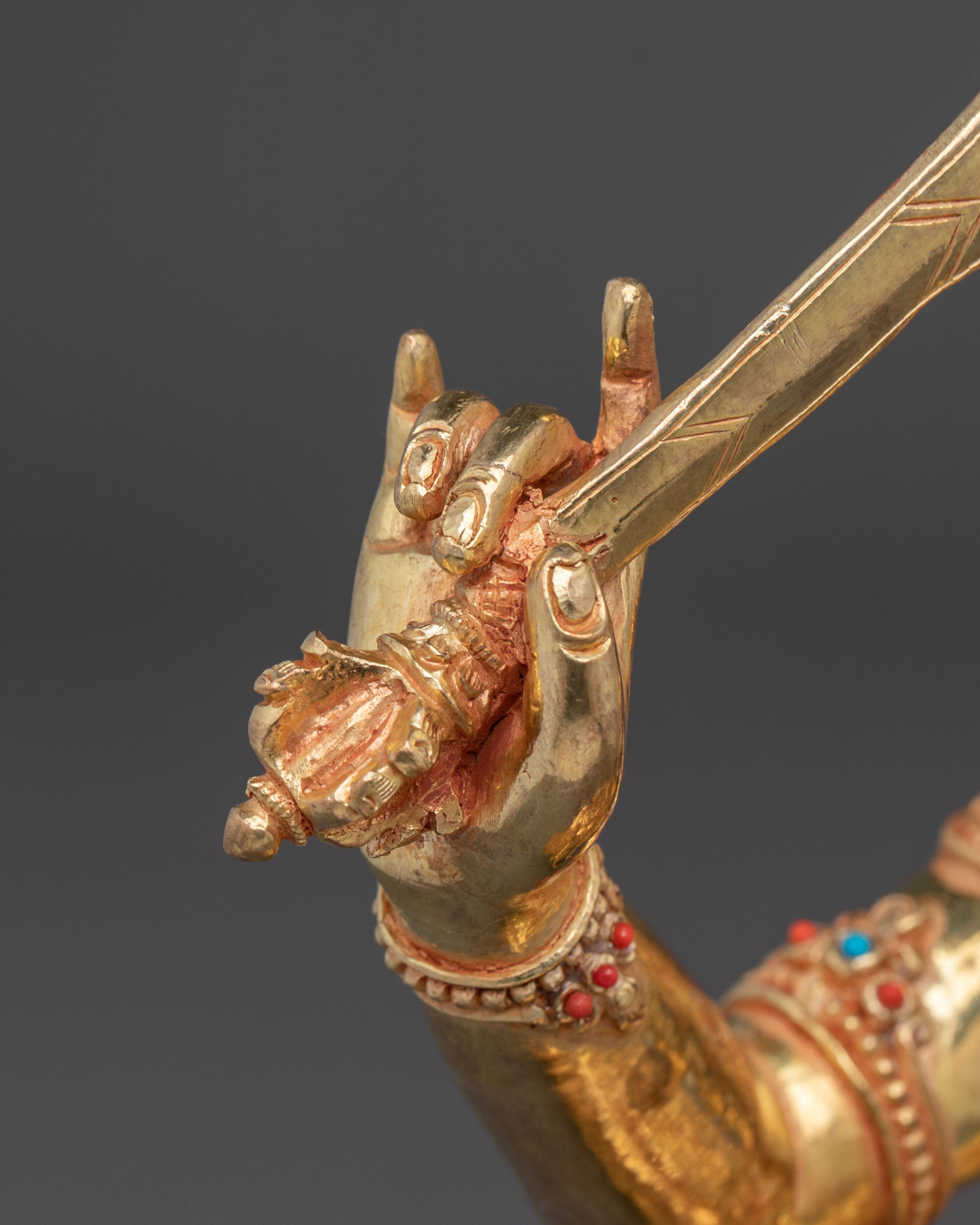 Manjushri Spiritual Figurine: Enlightened Wisdom Art