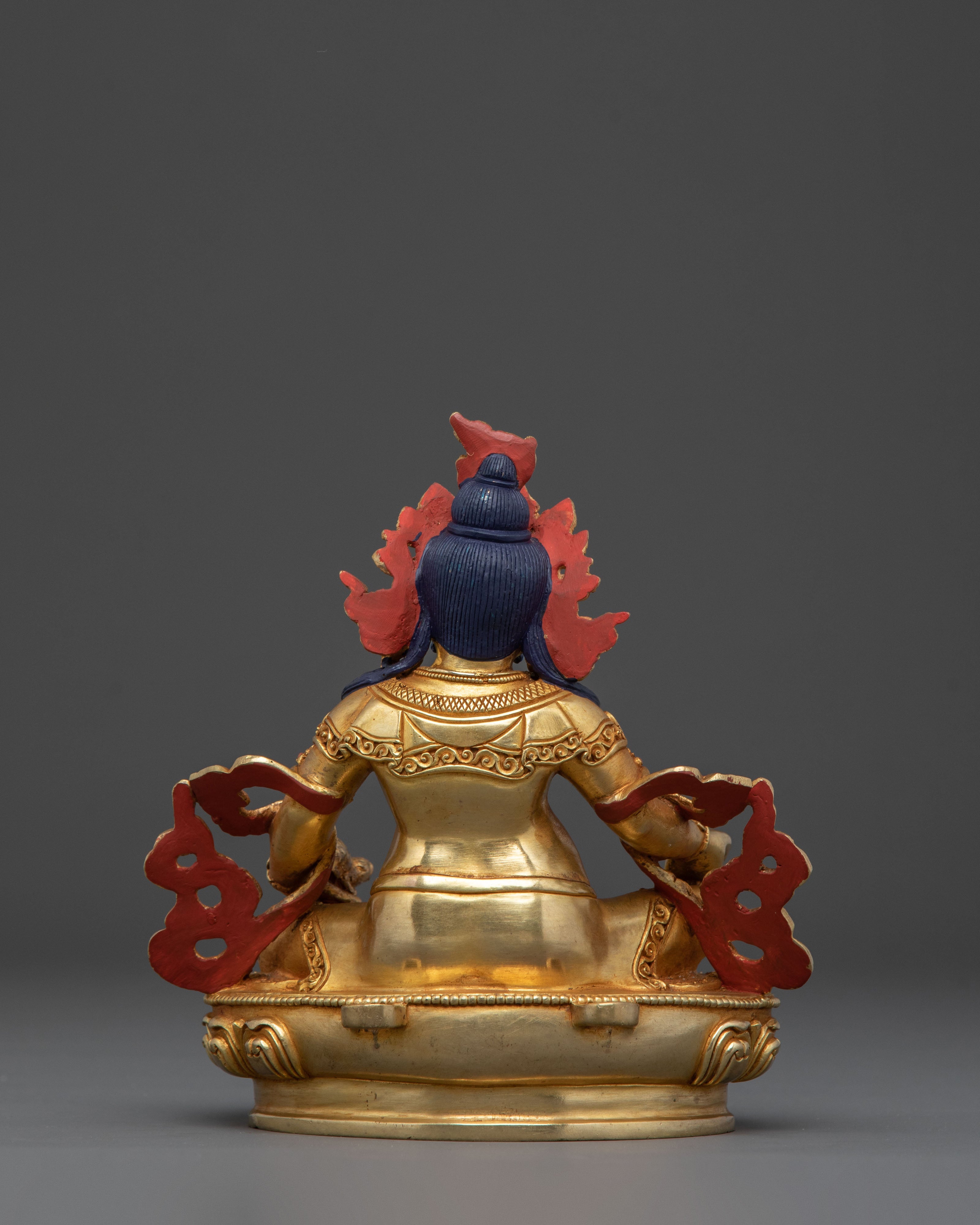 Guardians of Wealth and Prosperity Dzambhala | 24K Gold Gilded Sculpture