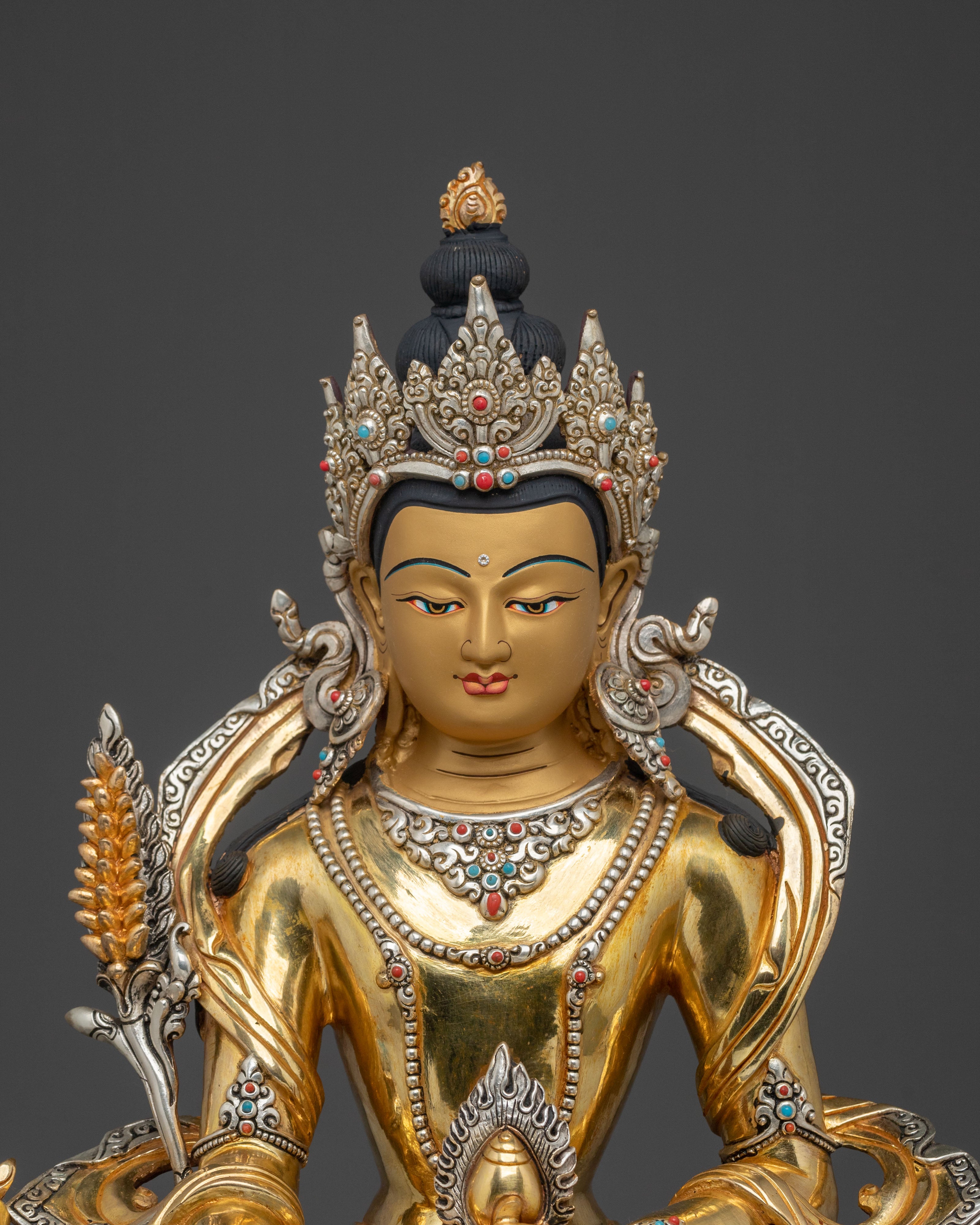 Kshitigarbha Statue: Radiant Protector of the Earth