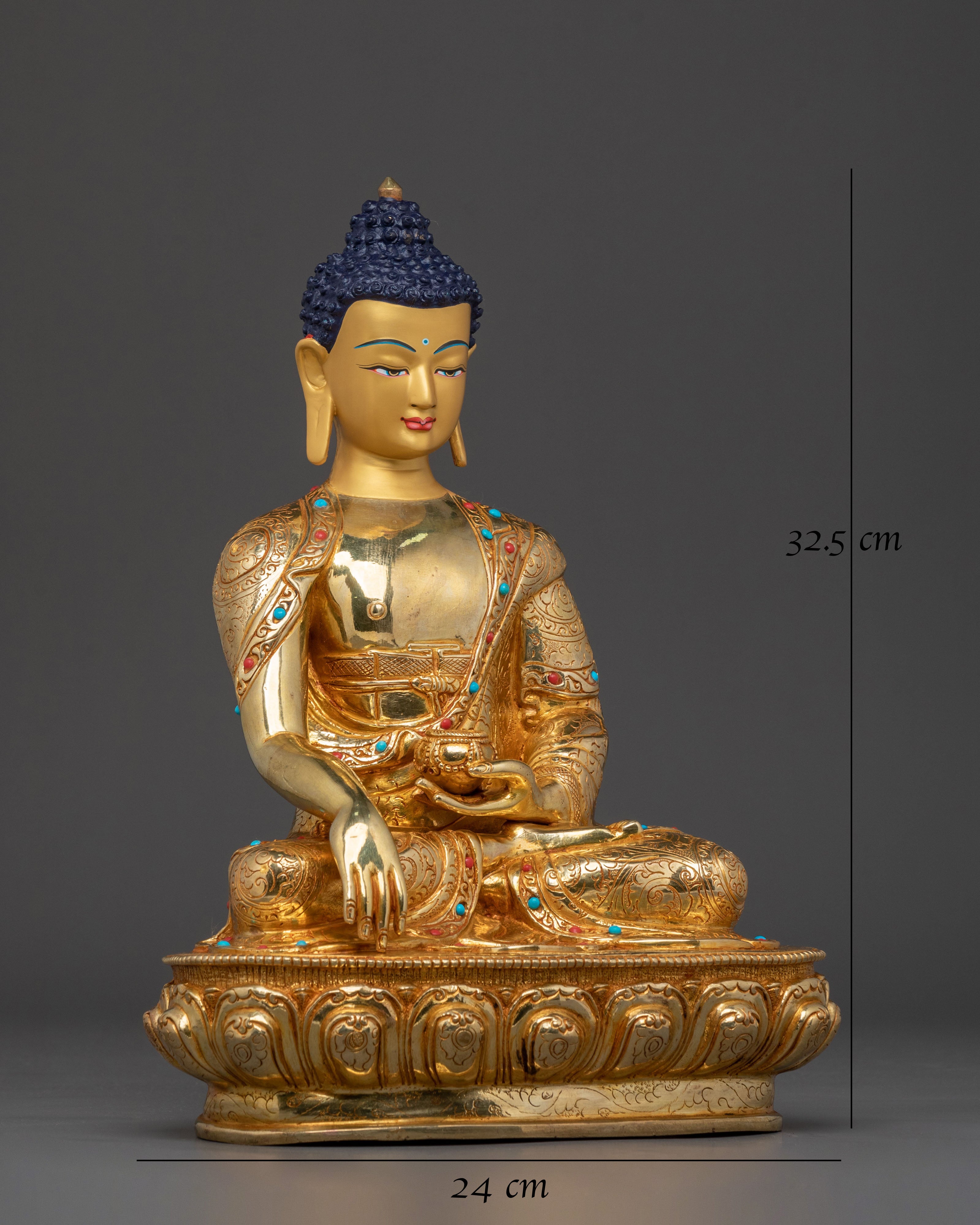 Shakyamuni Buddha Figurine | Handcrafted Serenity