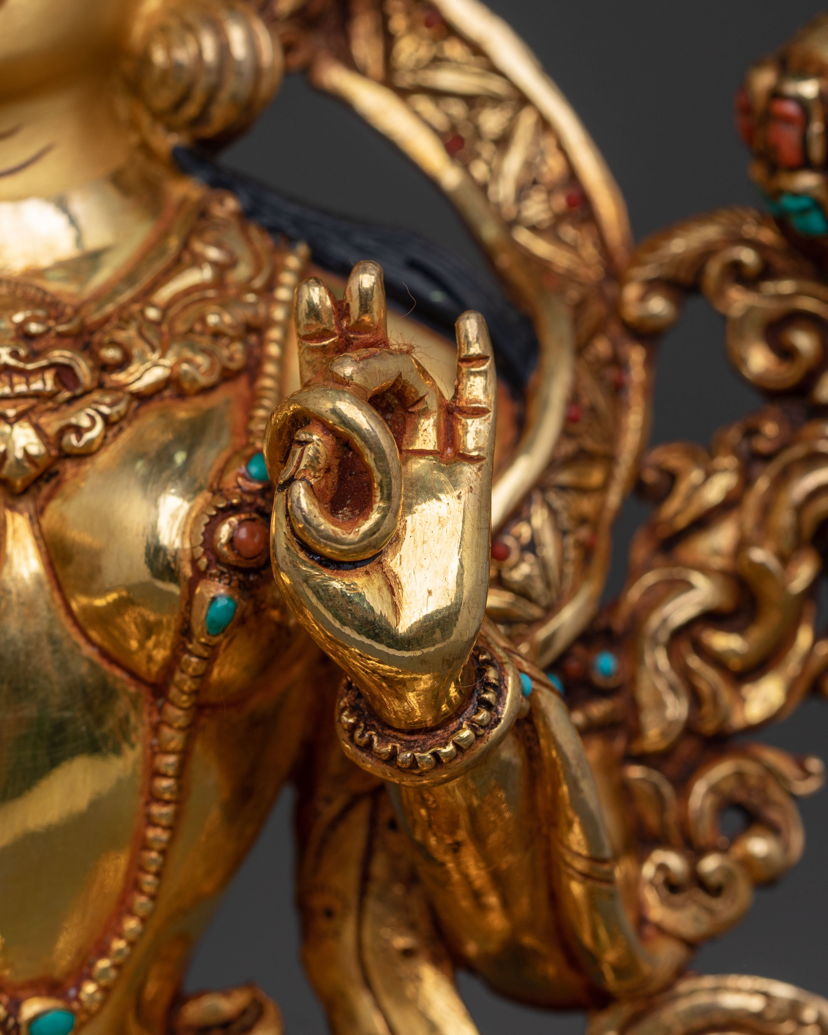 Green Tara: Handcrafted Mother Figurine