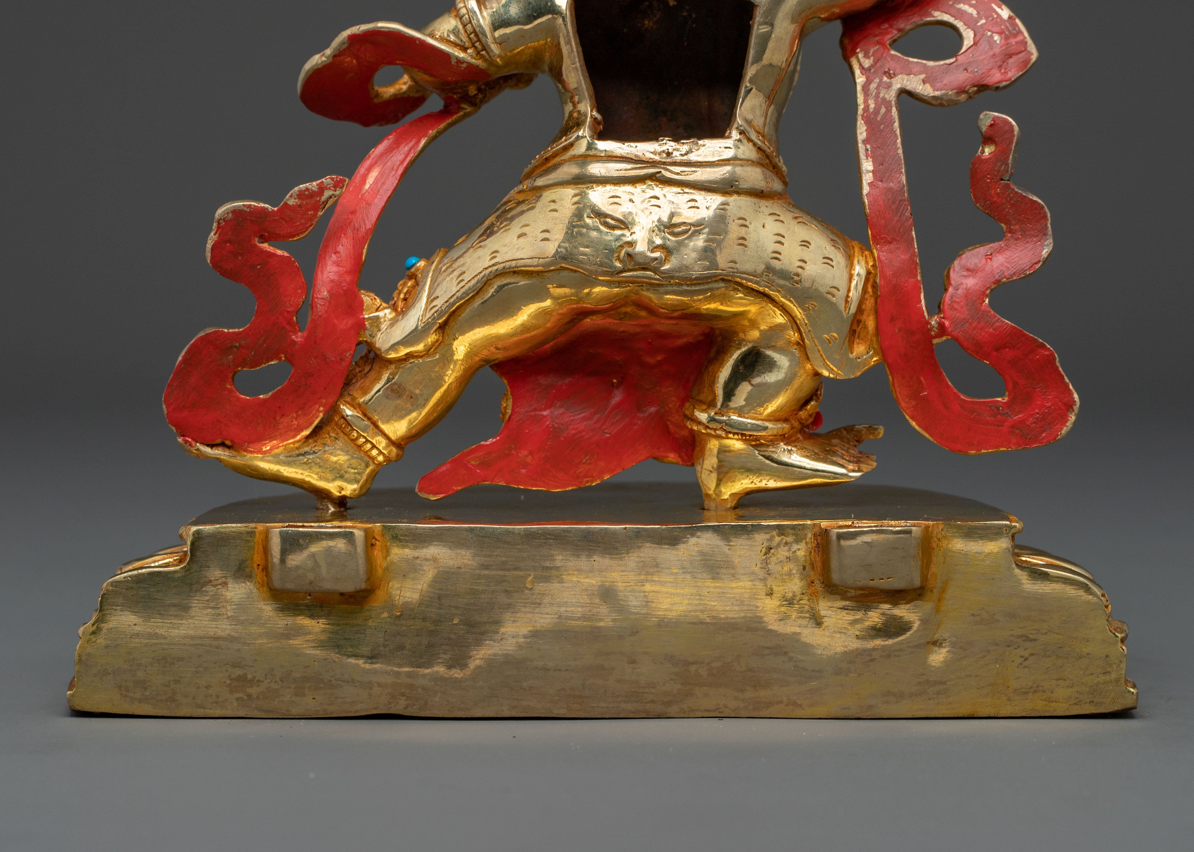 Protector Figure: Vajrapani 24k Gold Gilded Statue