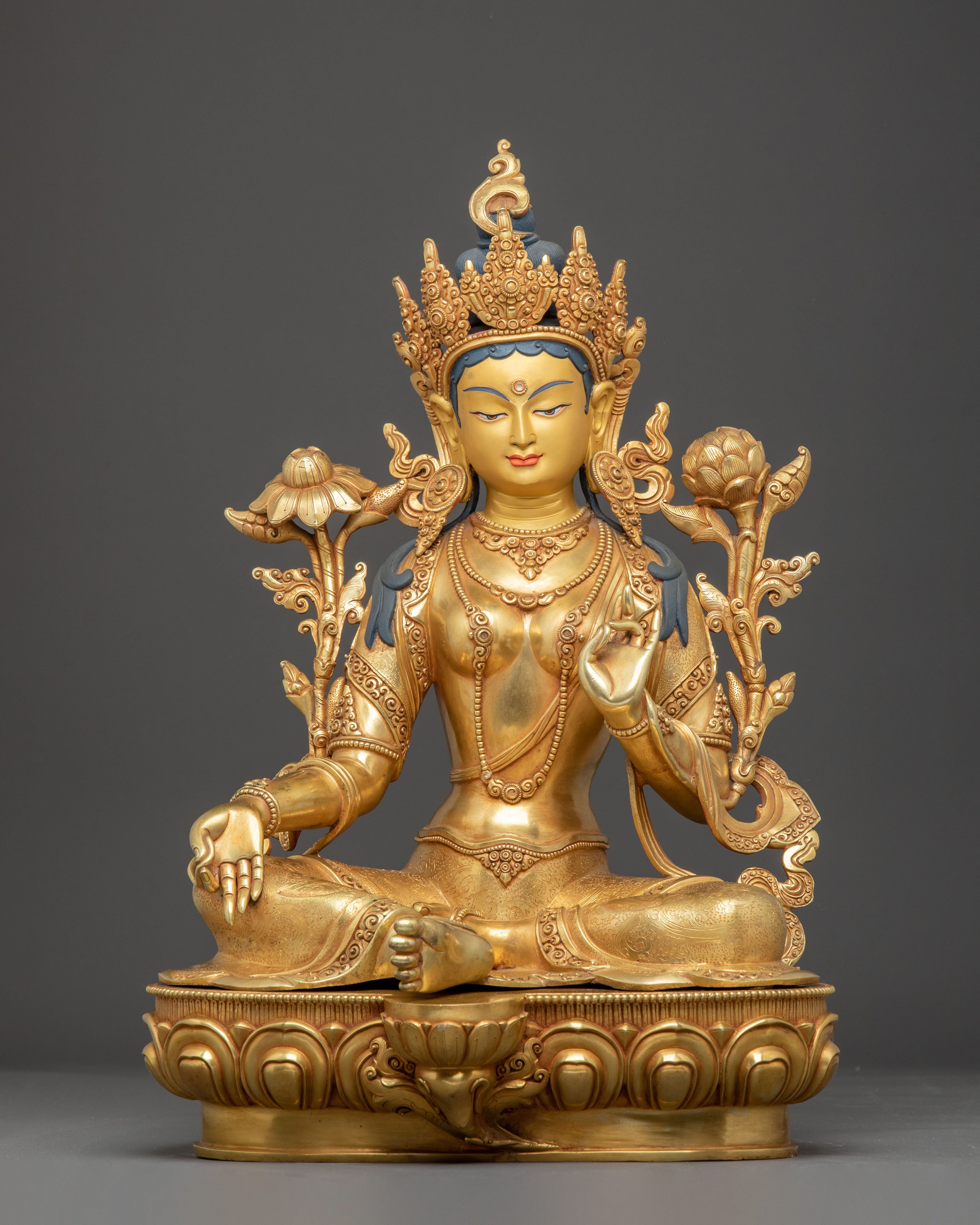 Handcrafted Mother Shyama Tara Statue | Divine Compassion