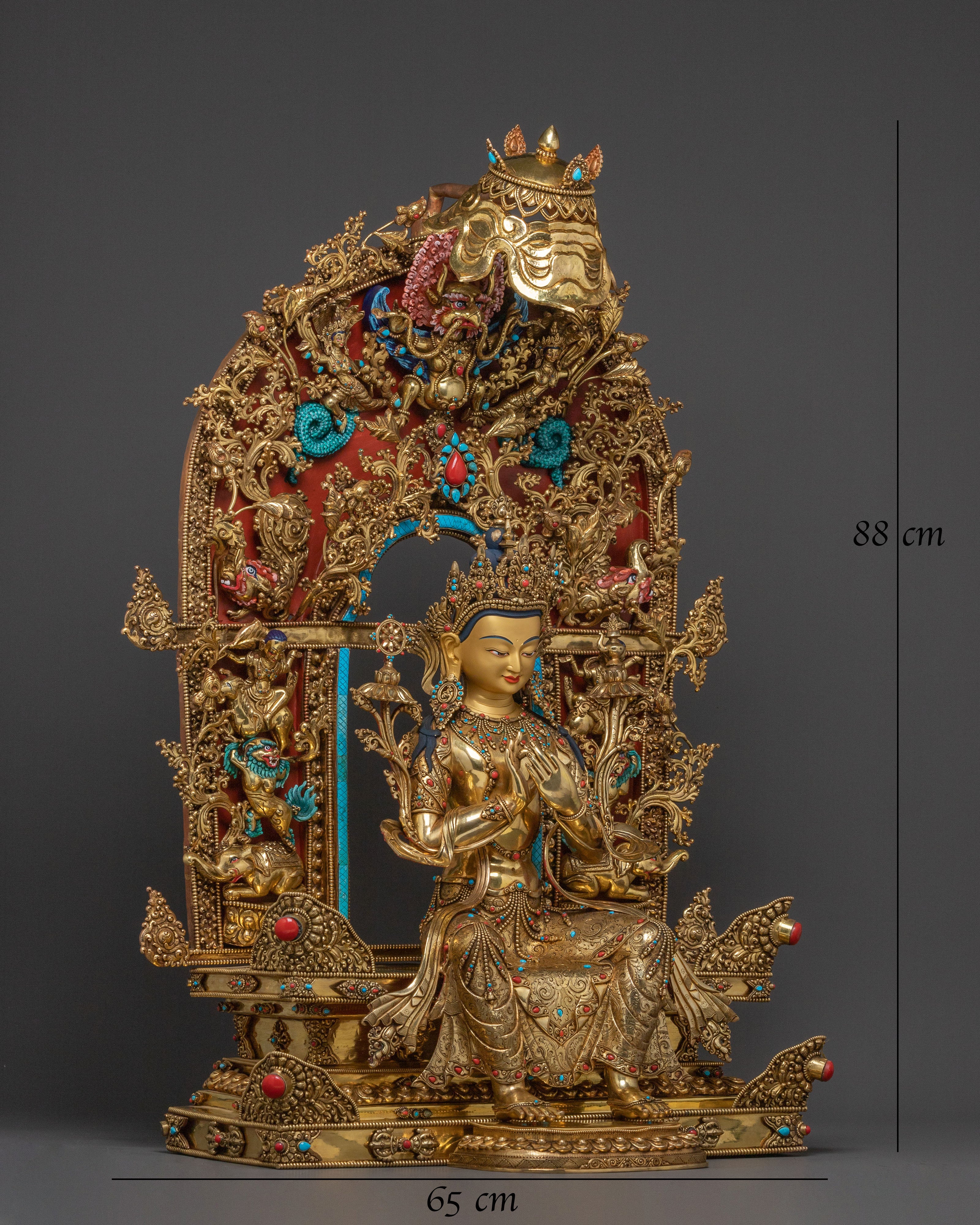 Dharma Teacher Maitreya Buddha Statue for Altar