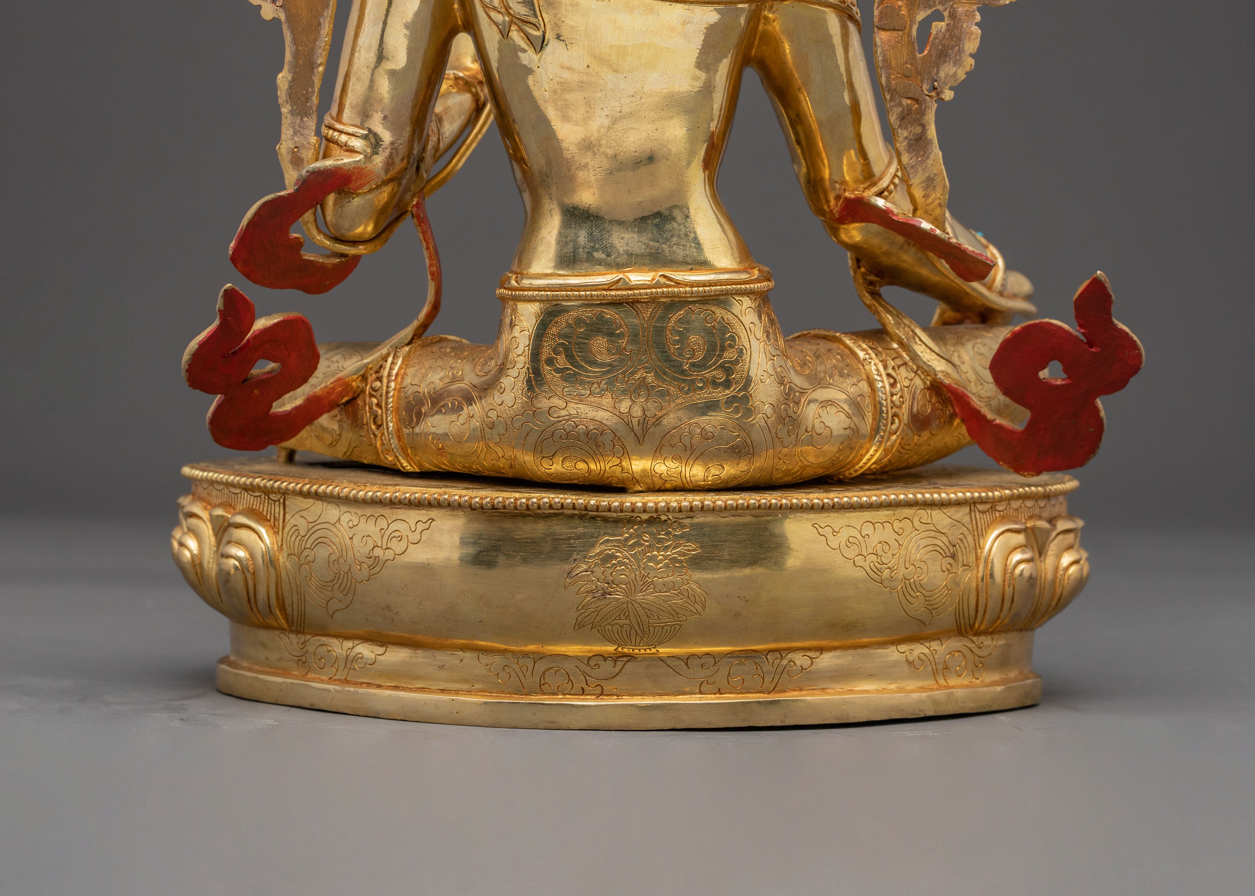 Green Tara Statue, Queen of Bodhisattvas | Mother of All Buddhas