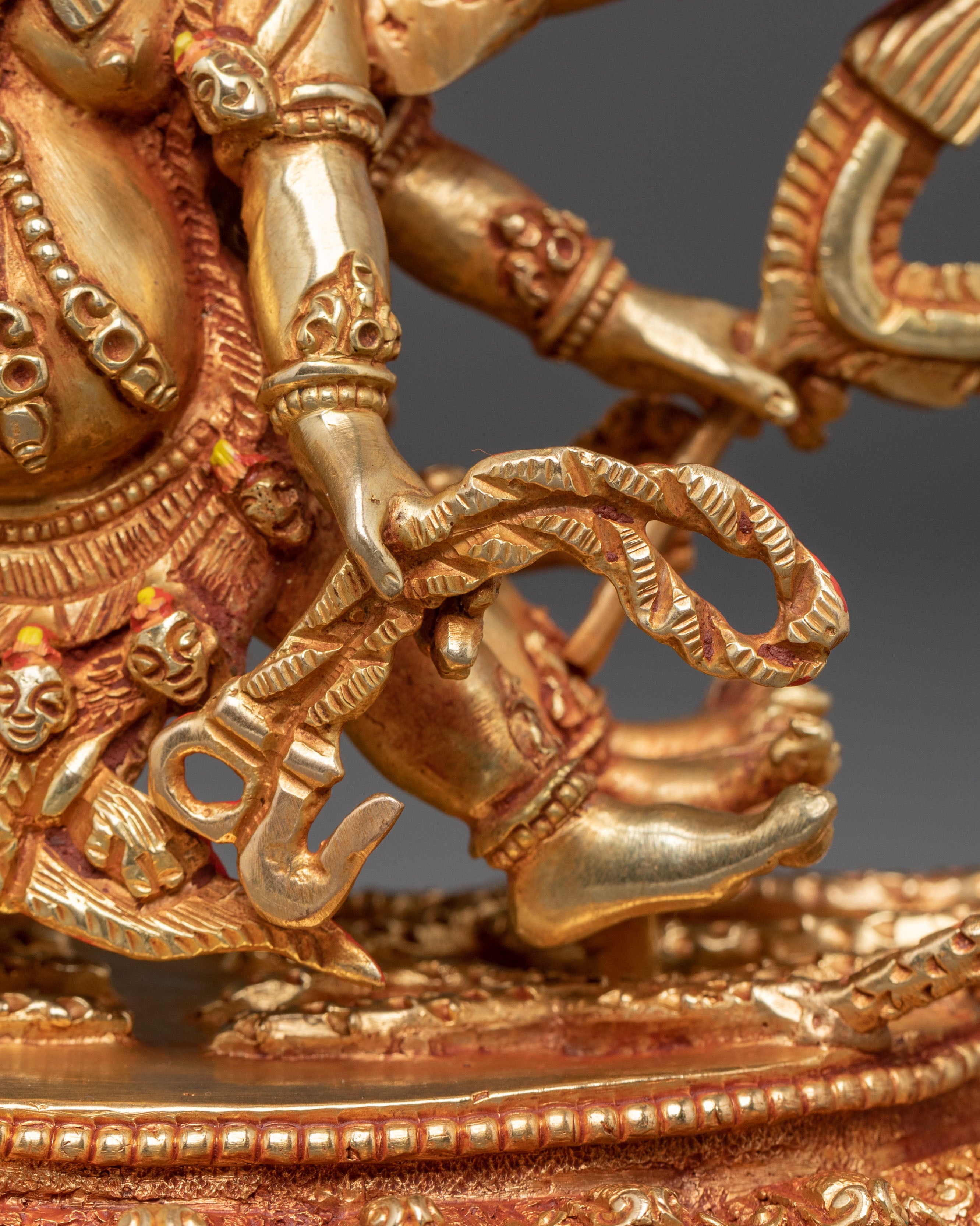 Handcrafted Buddhist Protector Hayagriva Sculpture | Guardian of Dharma