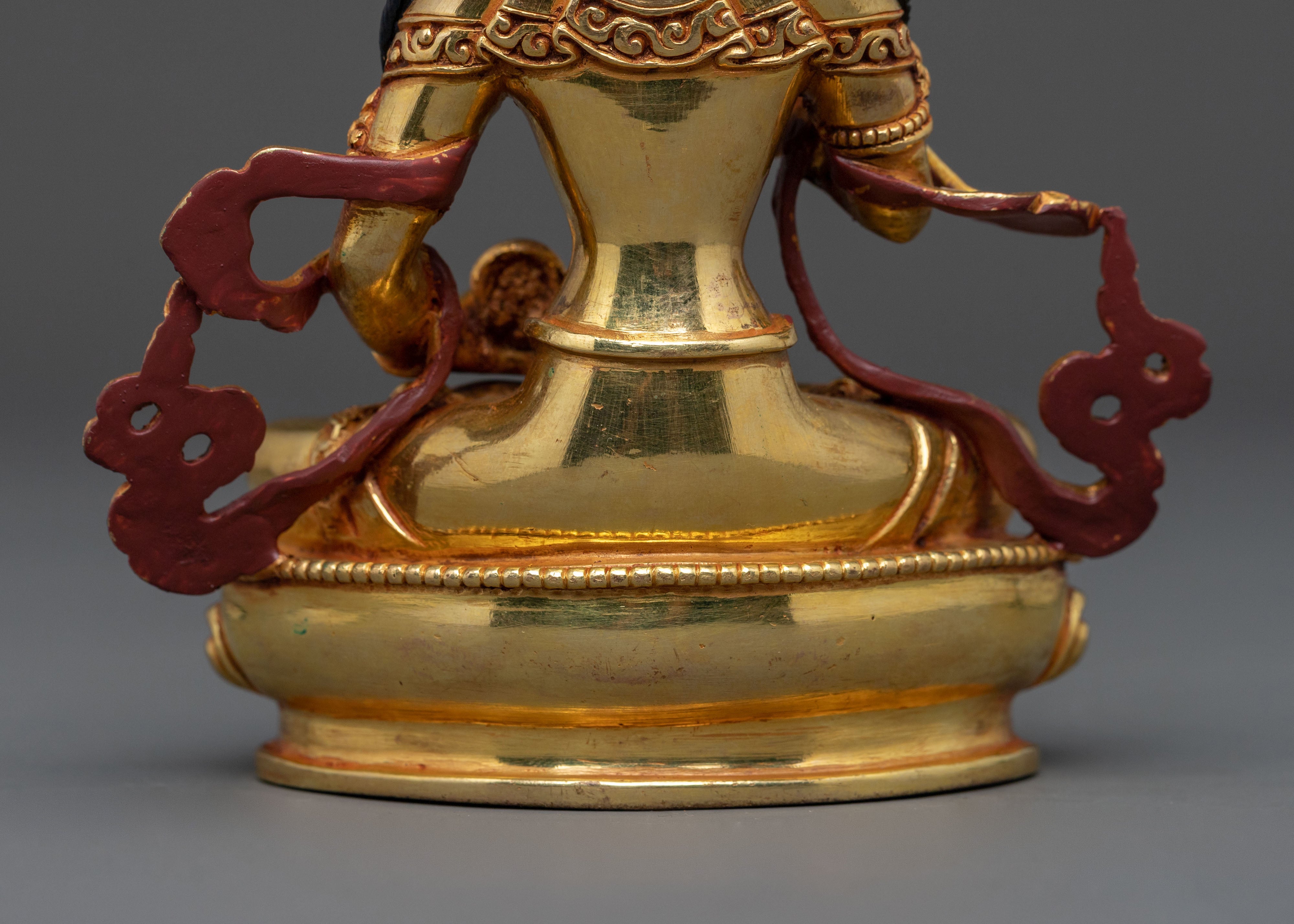 Vajrasattva Golden Statue: White Purity Deity