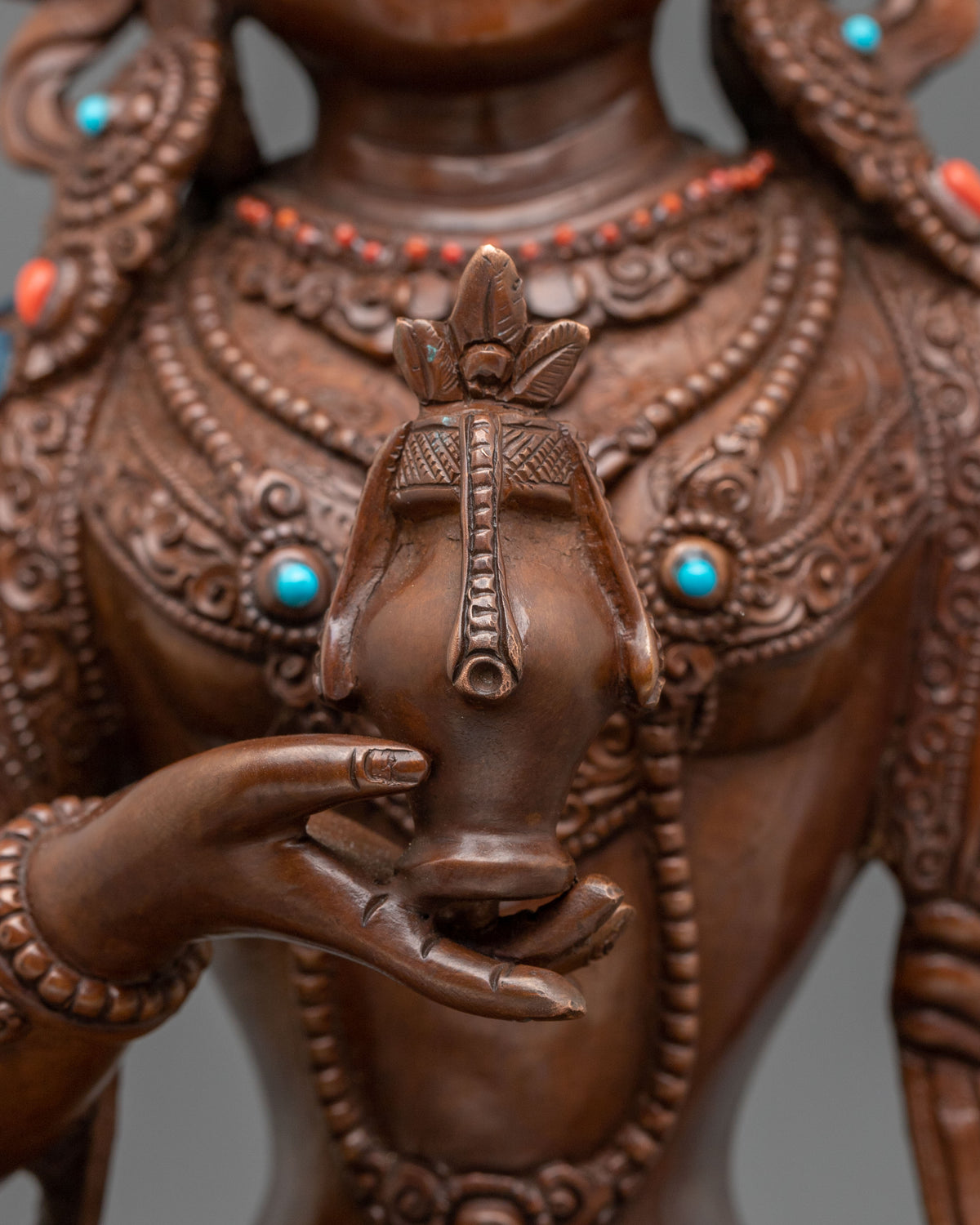 Sherab Chamma Figurine | Oxidized Copper Sculpture