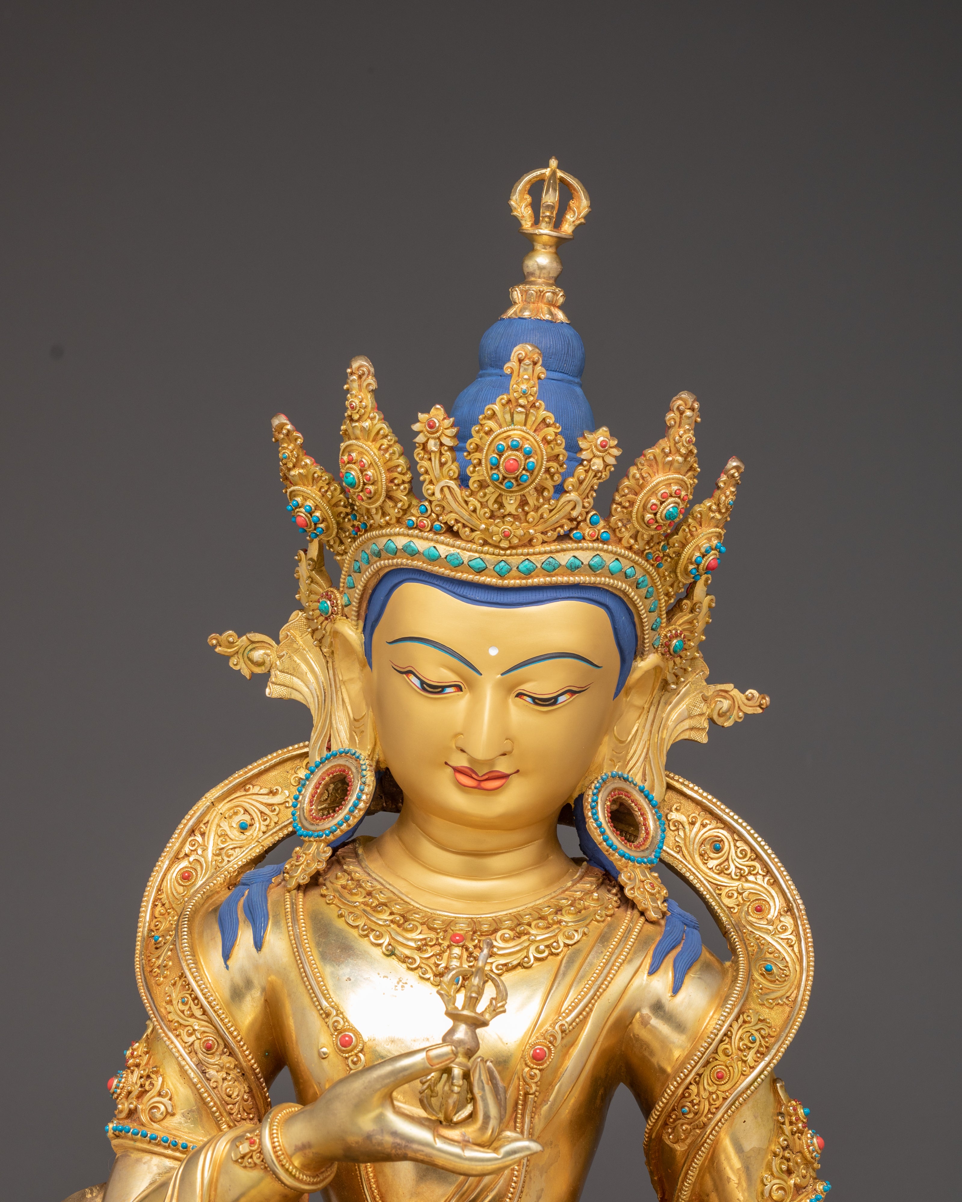 Handmade Statue of Vajrasattva for Meditation