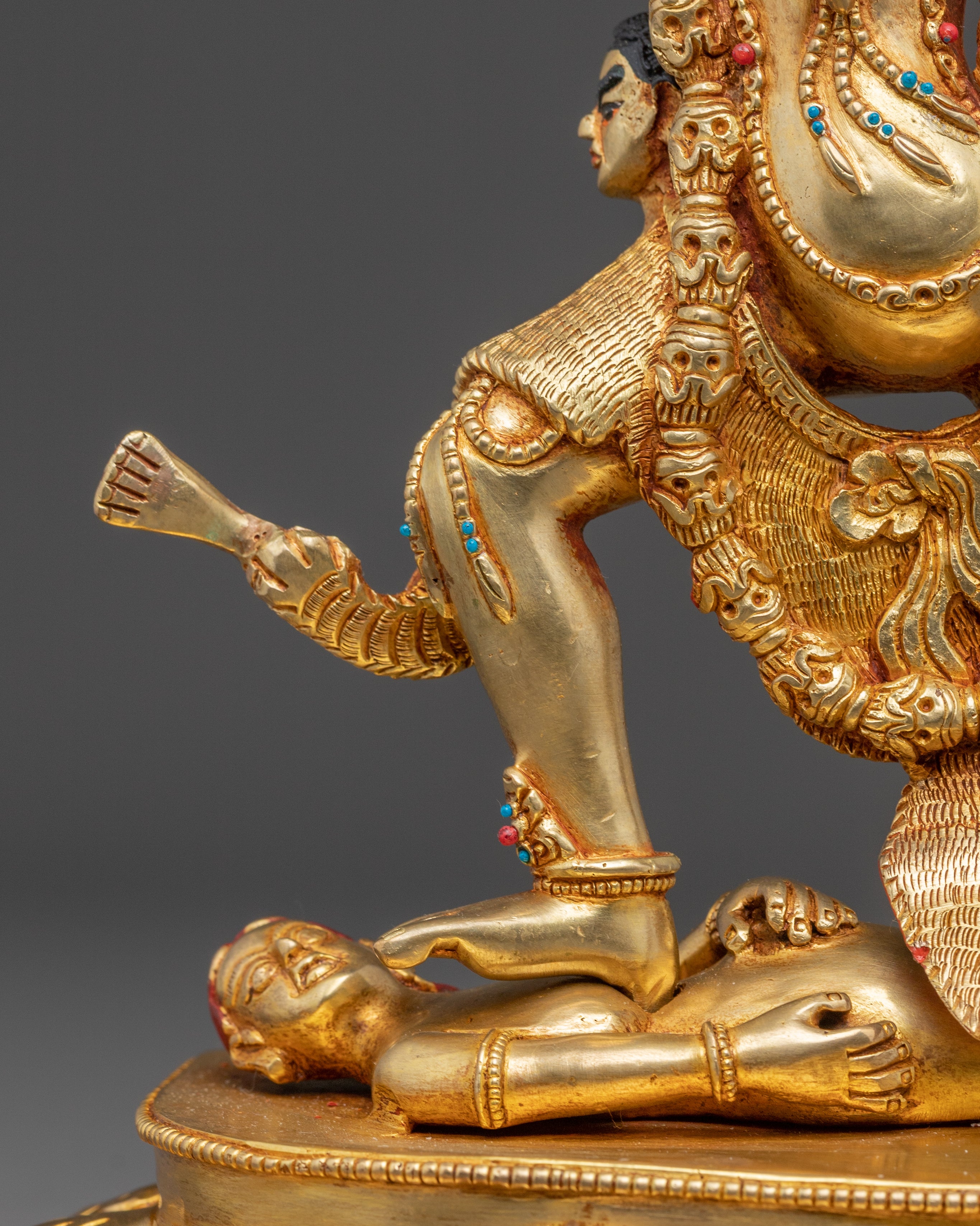 Copper Ekajati Statue: Guardian of the Dharma