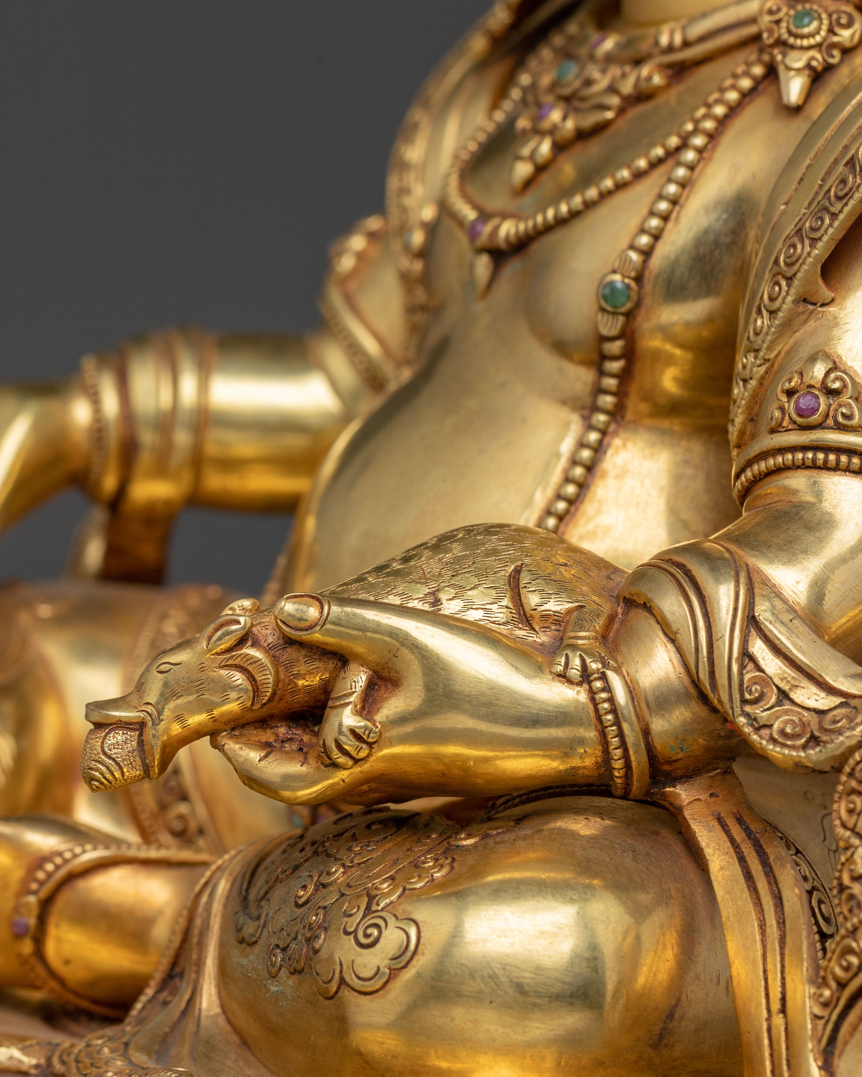 Dzambhala Wealth Blessing Statue | Spiritual Prosperity
