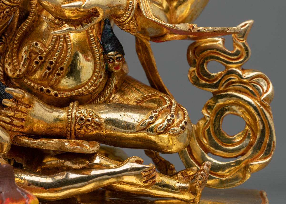 Four Armed Mahakala Statue | 34cm Copper Sculpture
