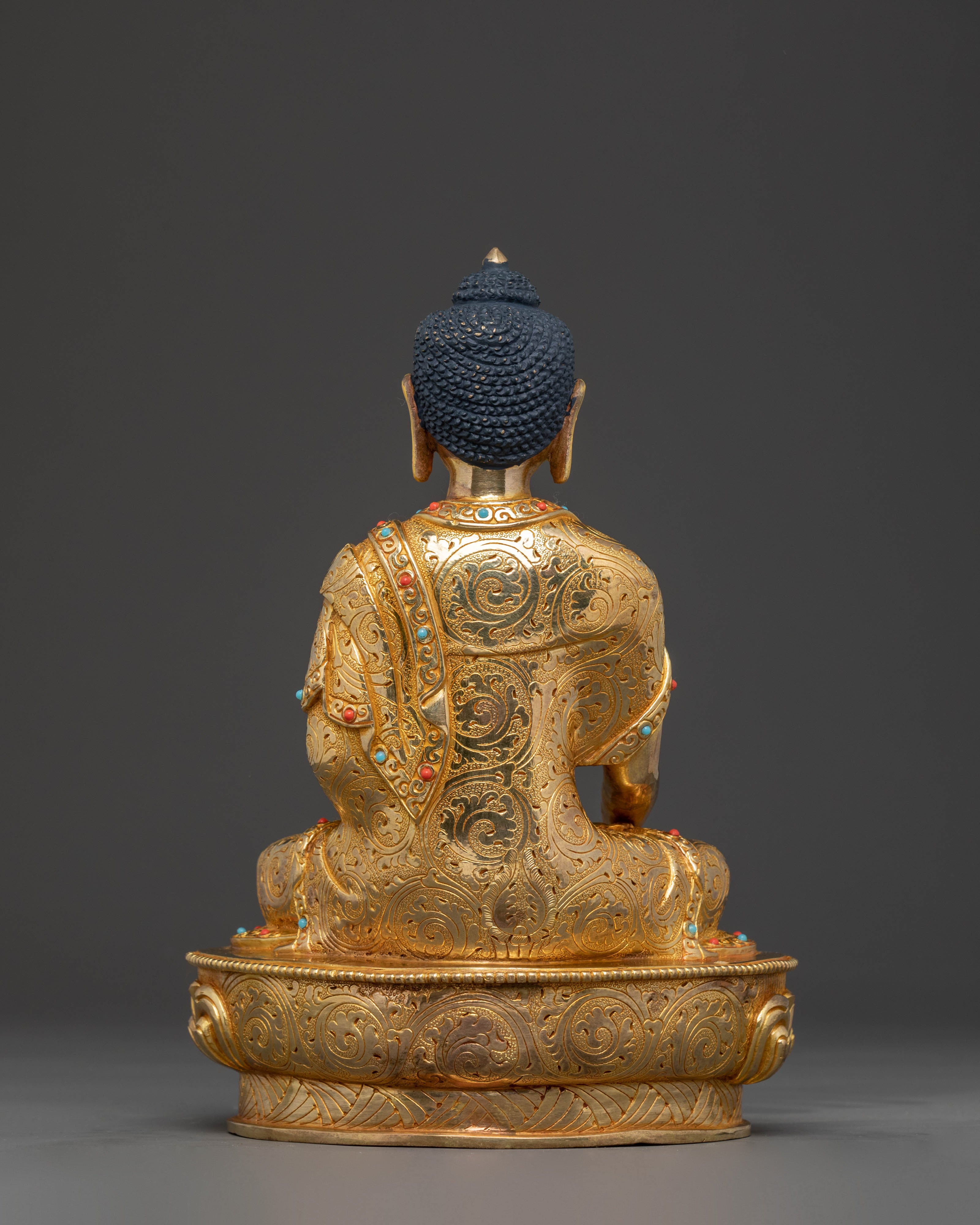 Golden Statue of Dharma Guru Shakyamuni