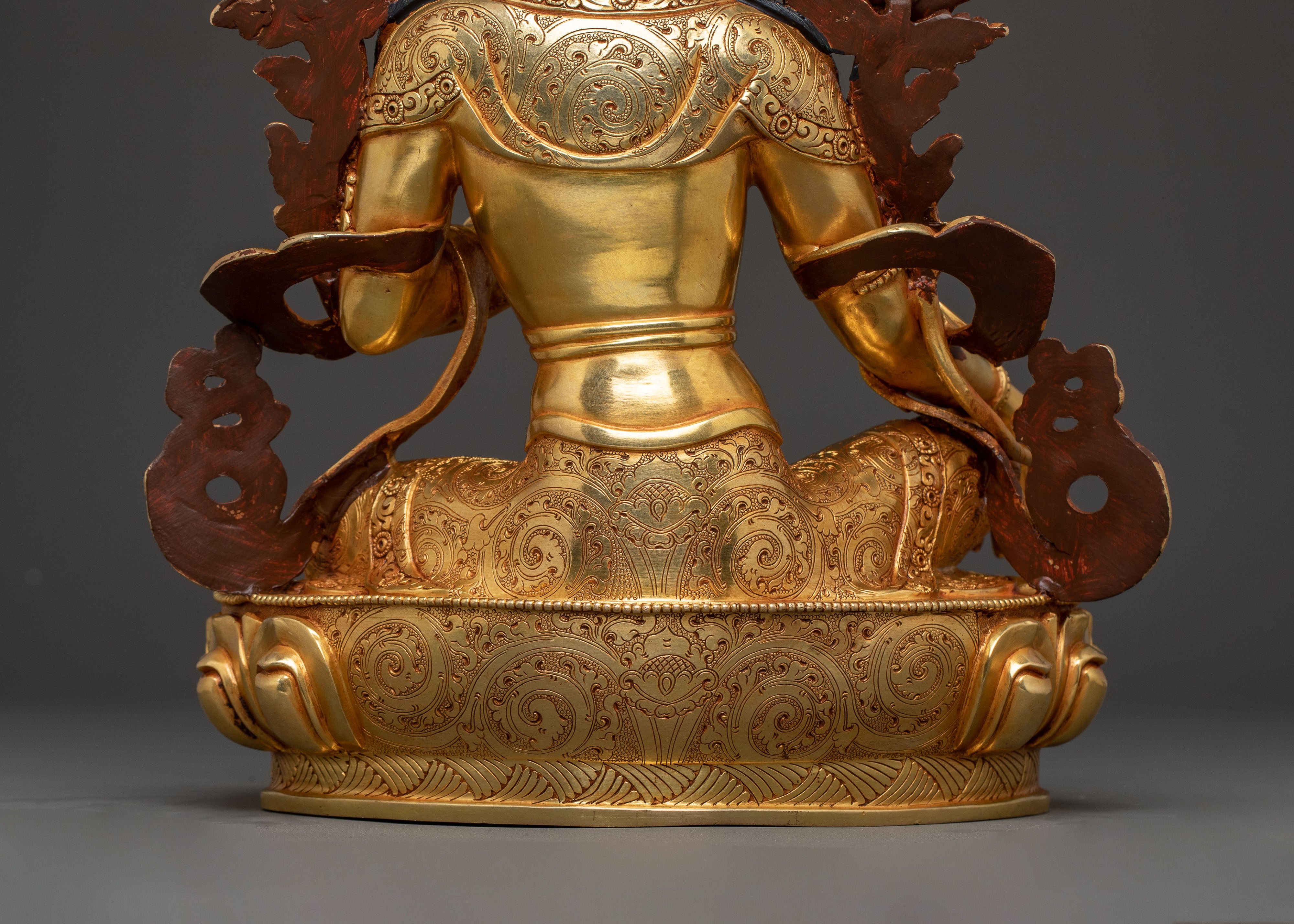 Savior Goddess Green Tara Statue – Hand-Gilded Copper Statue