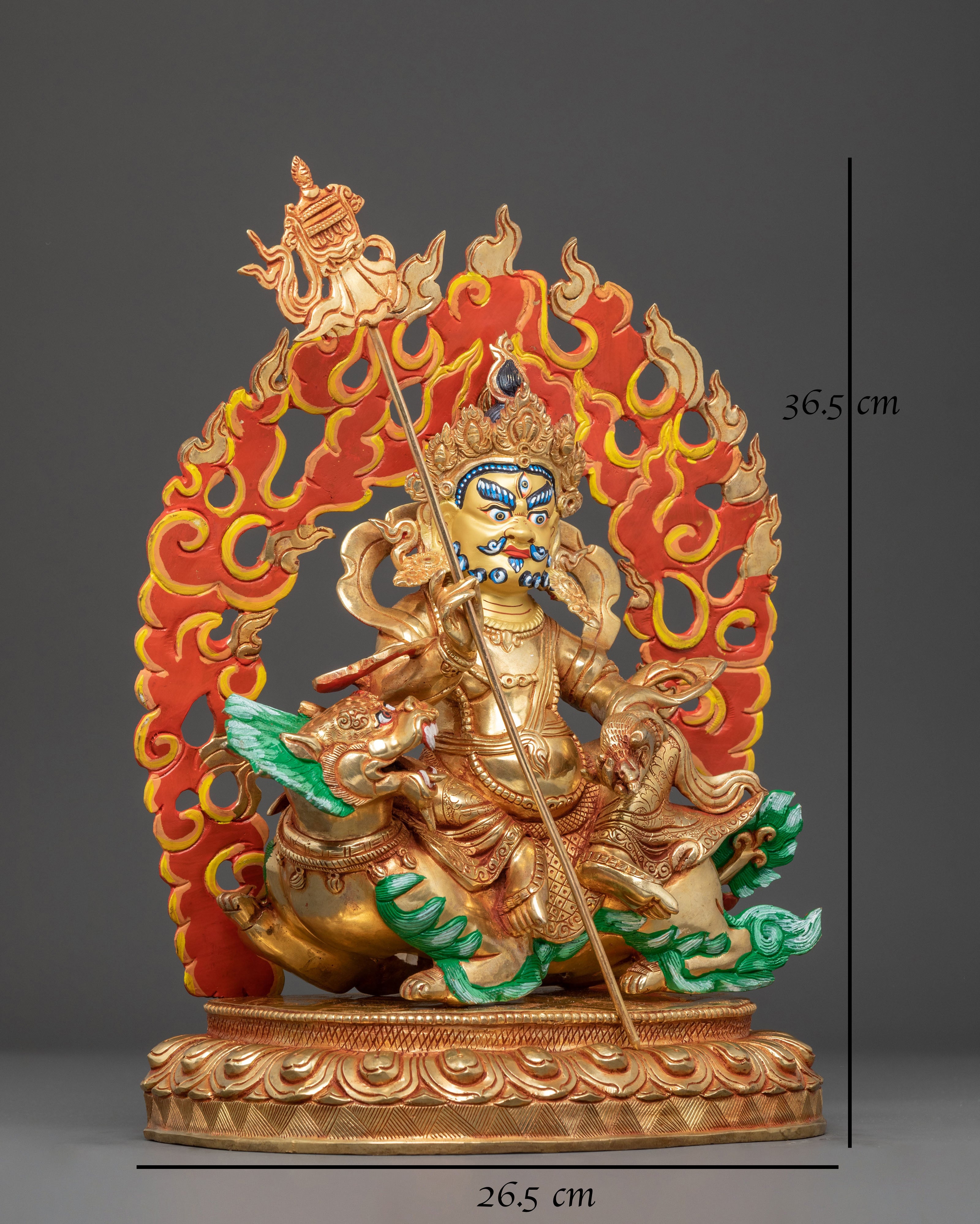 Golden Namtoshe Statue: Guardian of the North