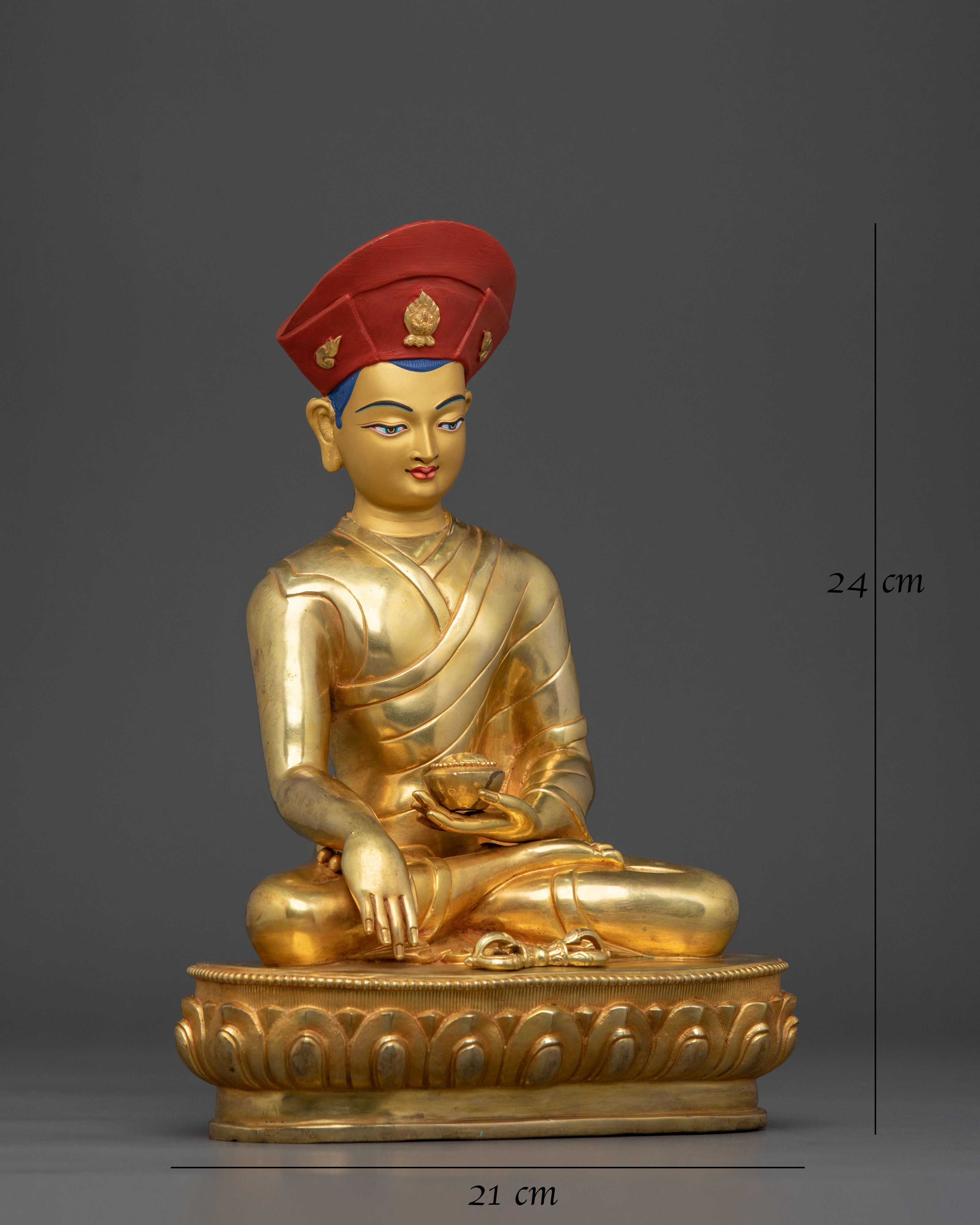 Sacred Jigten Sumgon Lineage Master Statue | Altar Sculpture