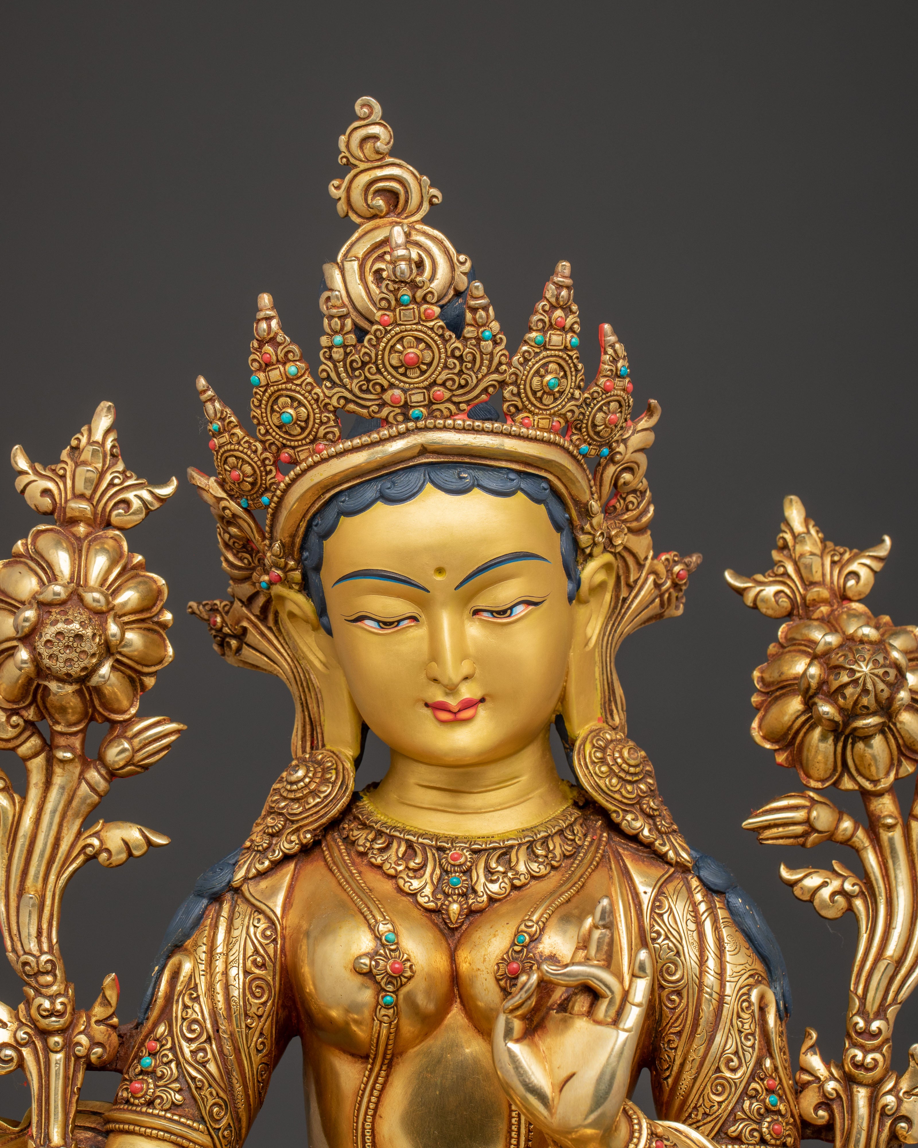 Green Tara Statue: Mother of Love and Compassion | Traditional Icon