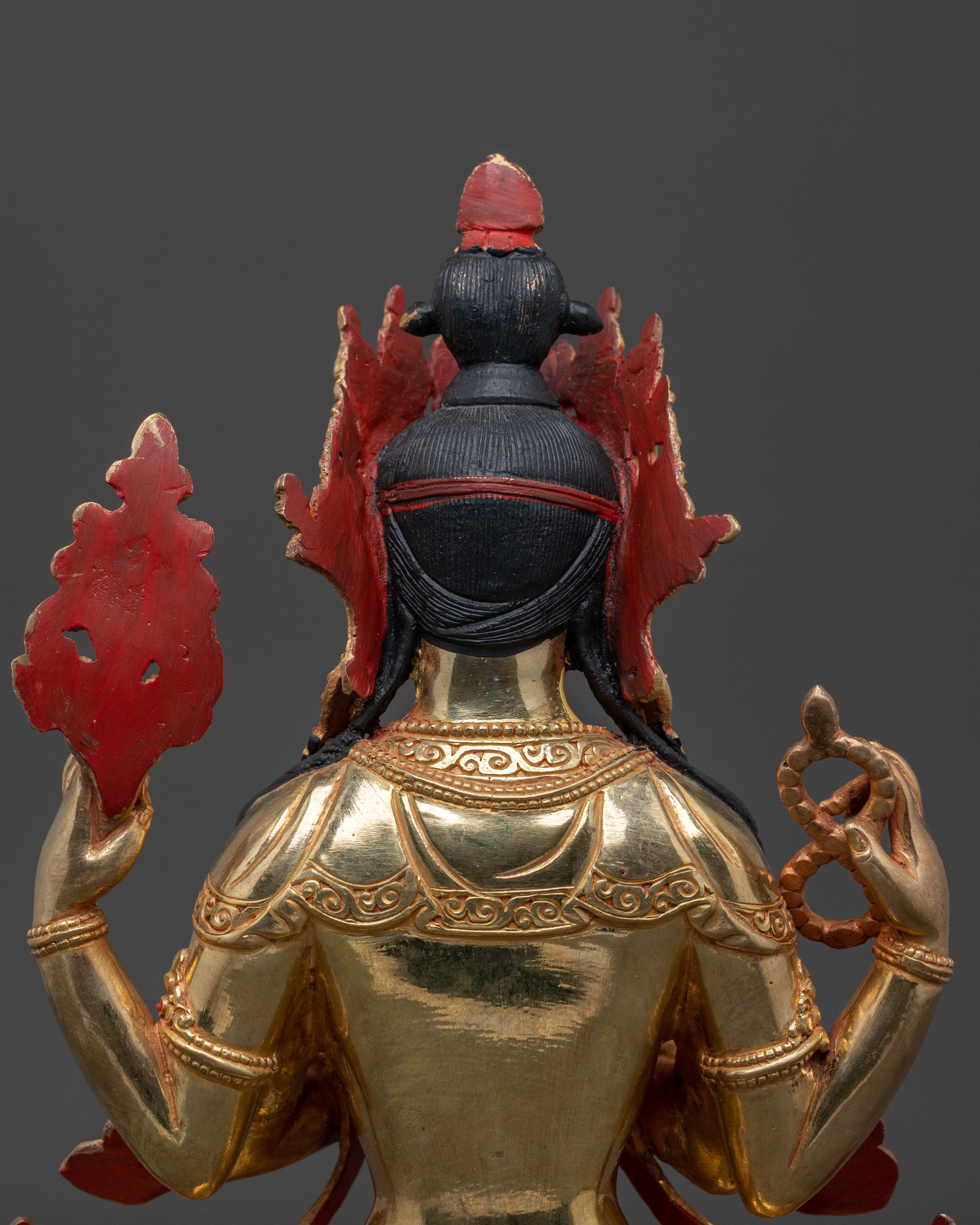 Chenrezig Handcrafted Himalayan Sculpture | Tibetan Buddhist Art