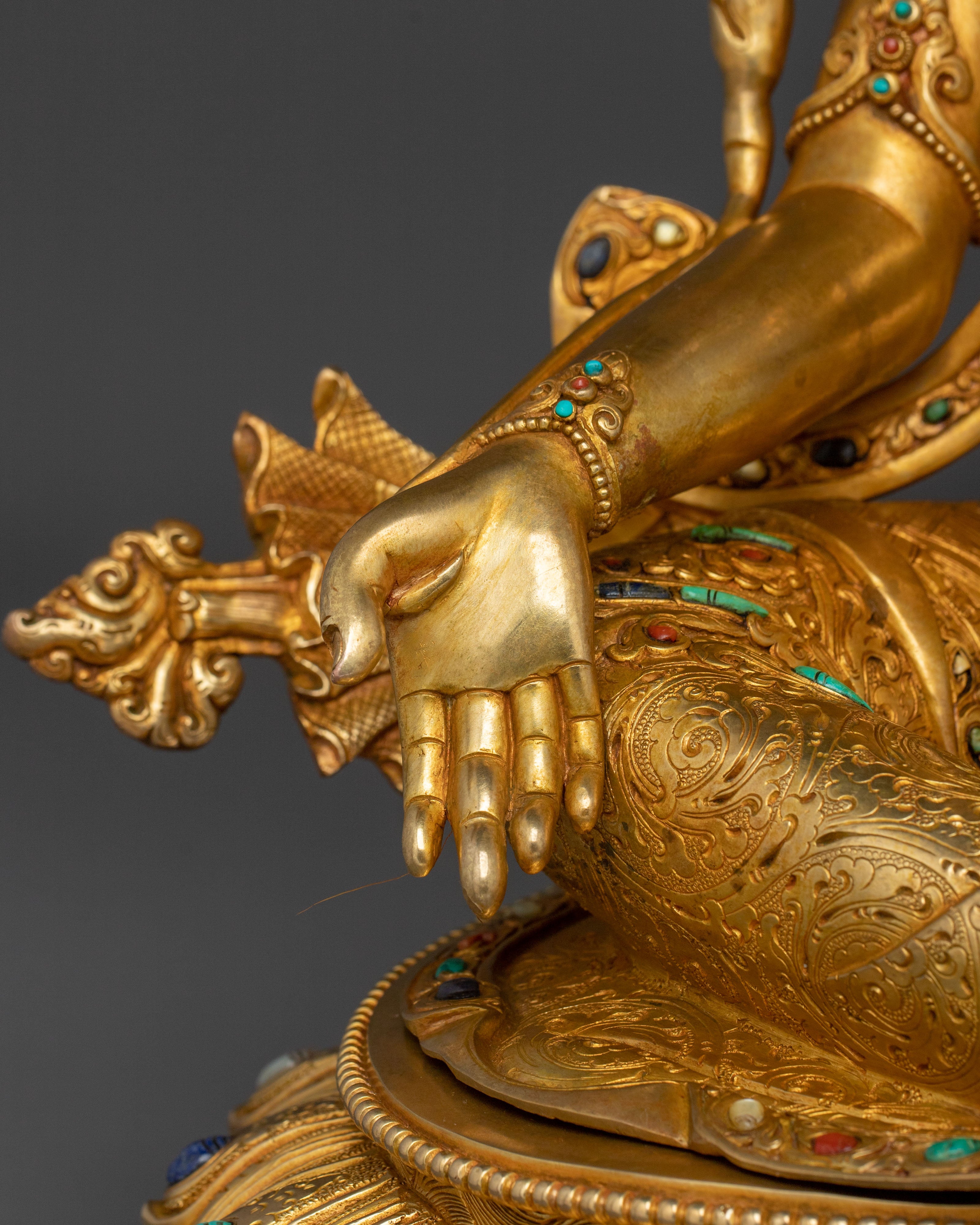 Sacred Goddess Green Tara Statue | Symbol of Compassion