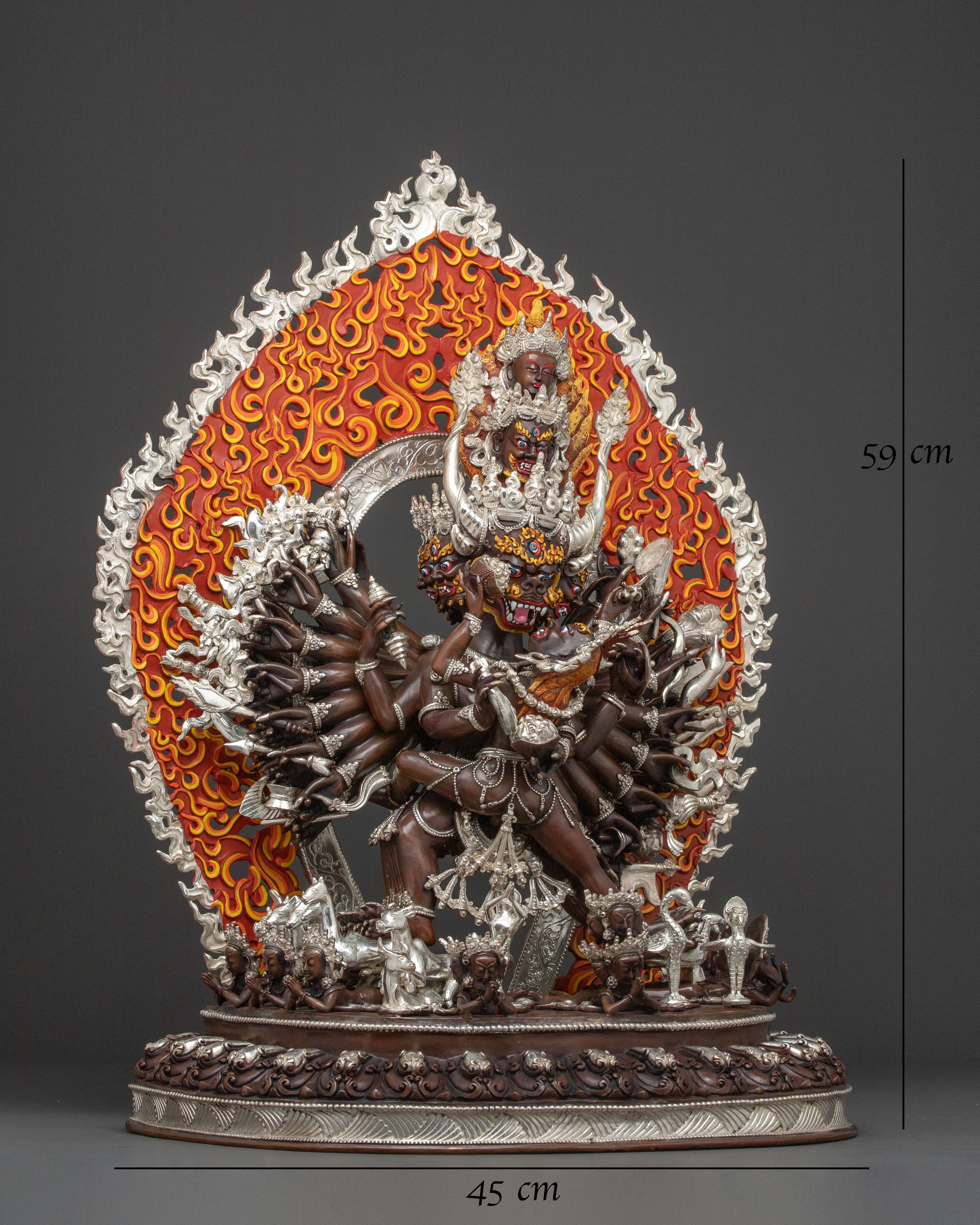Yamantaka Wrathful Statue | Altar Decor