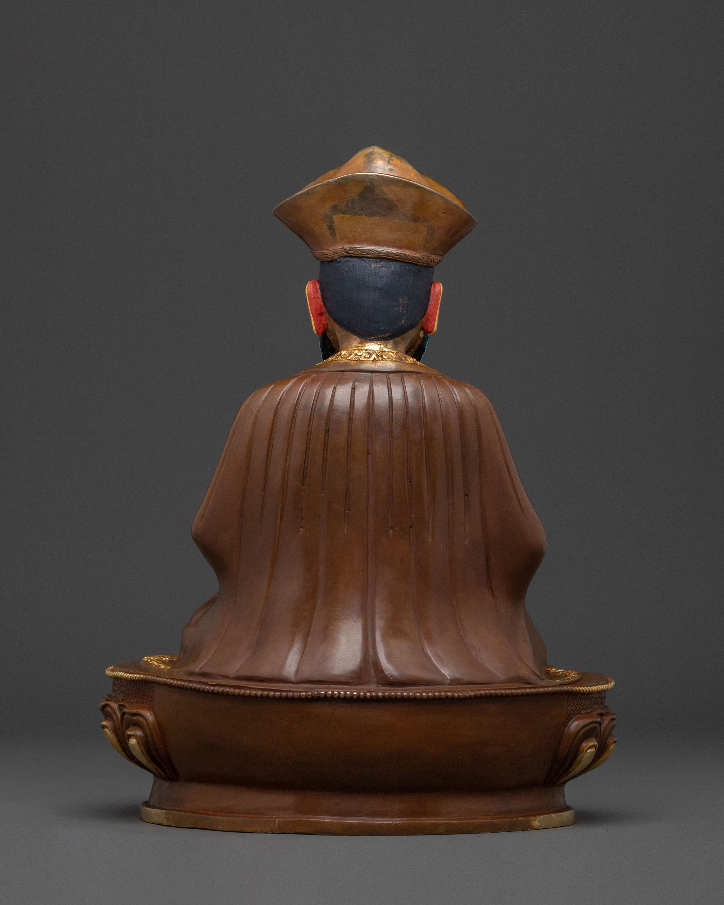 Guru Shapdum Sacred Statue | 24k Gold Gilded Icon