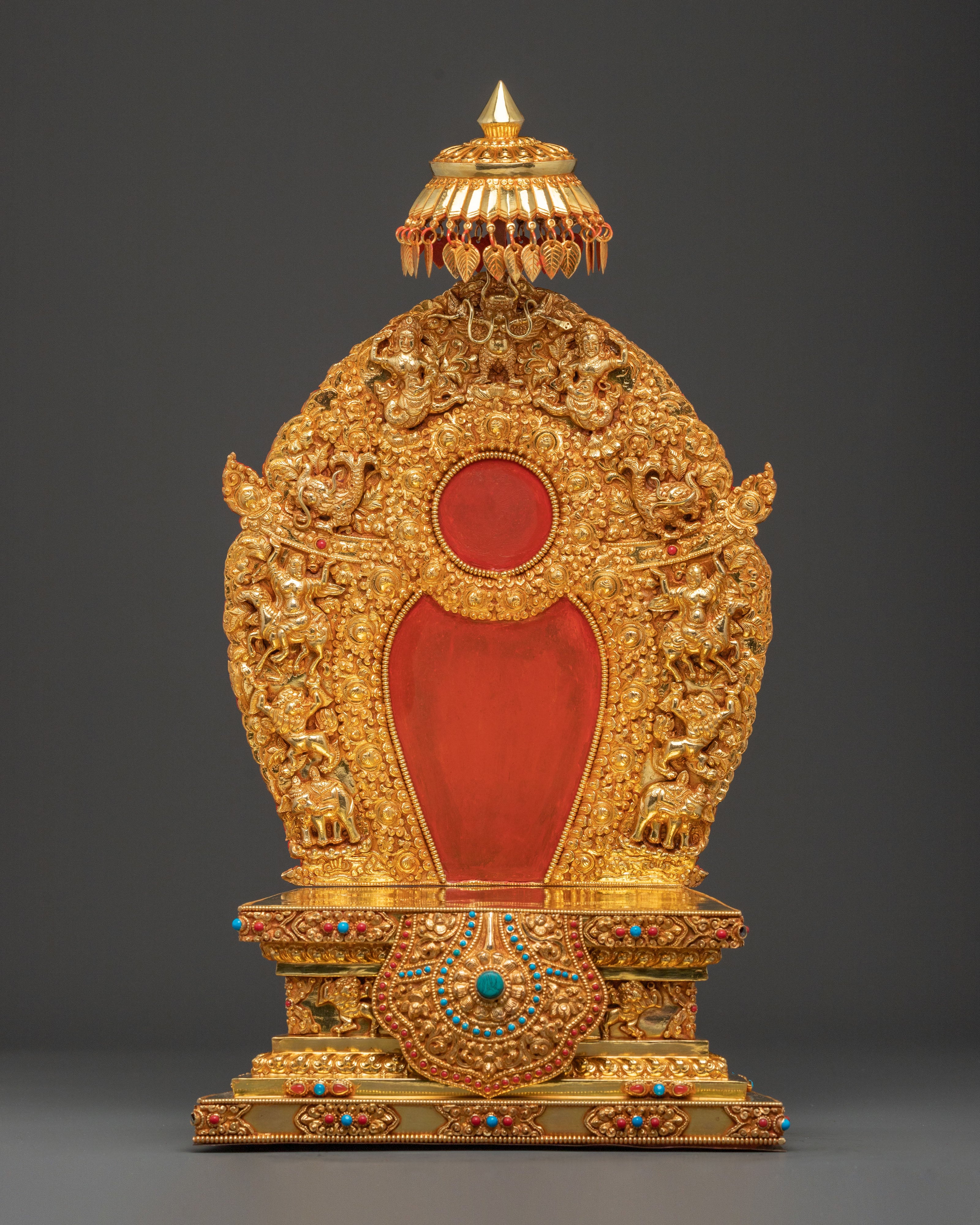  24k Gold Gilded Throne