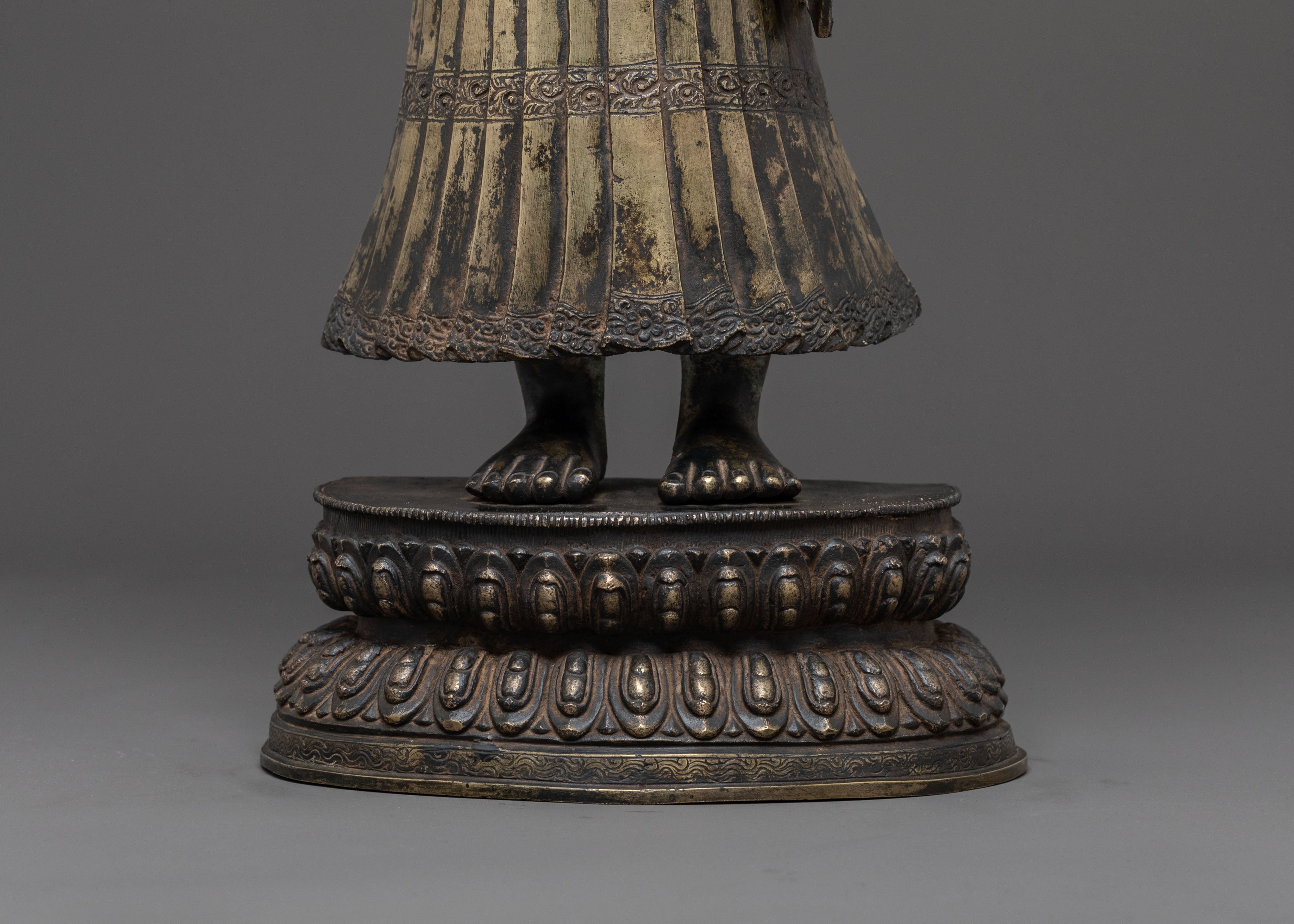 Dipankara Buddha Blessing Statue for Decor