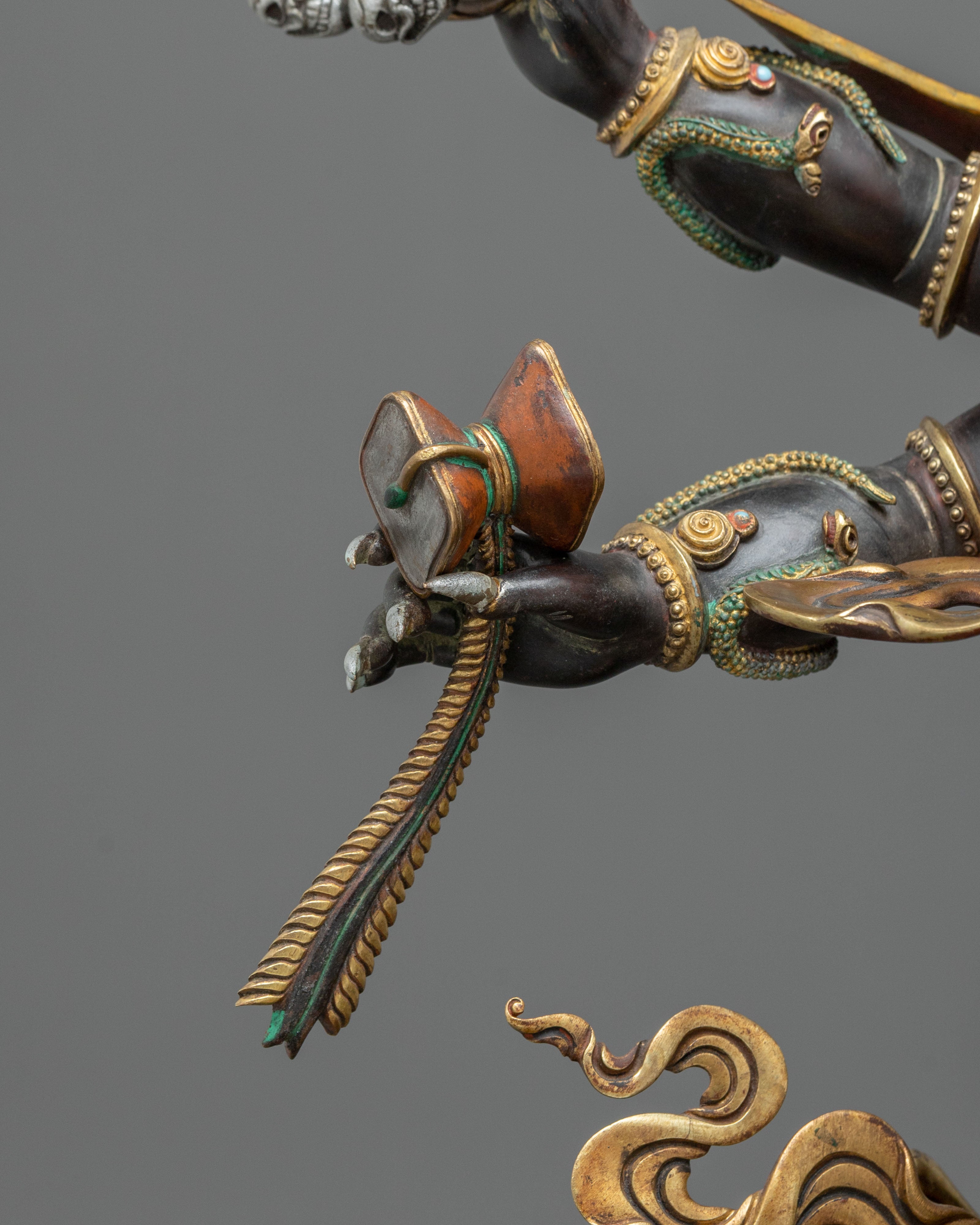 Six-Armed Mahakala Statue of Protection | Wrathful Deity