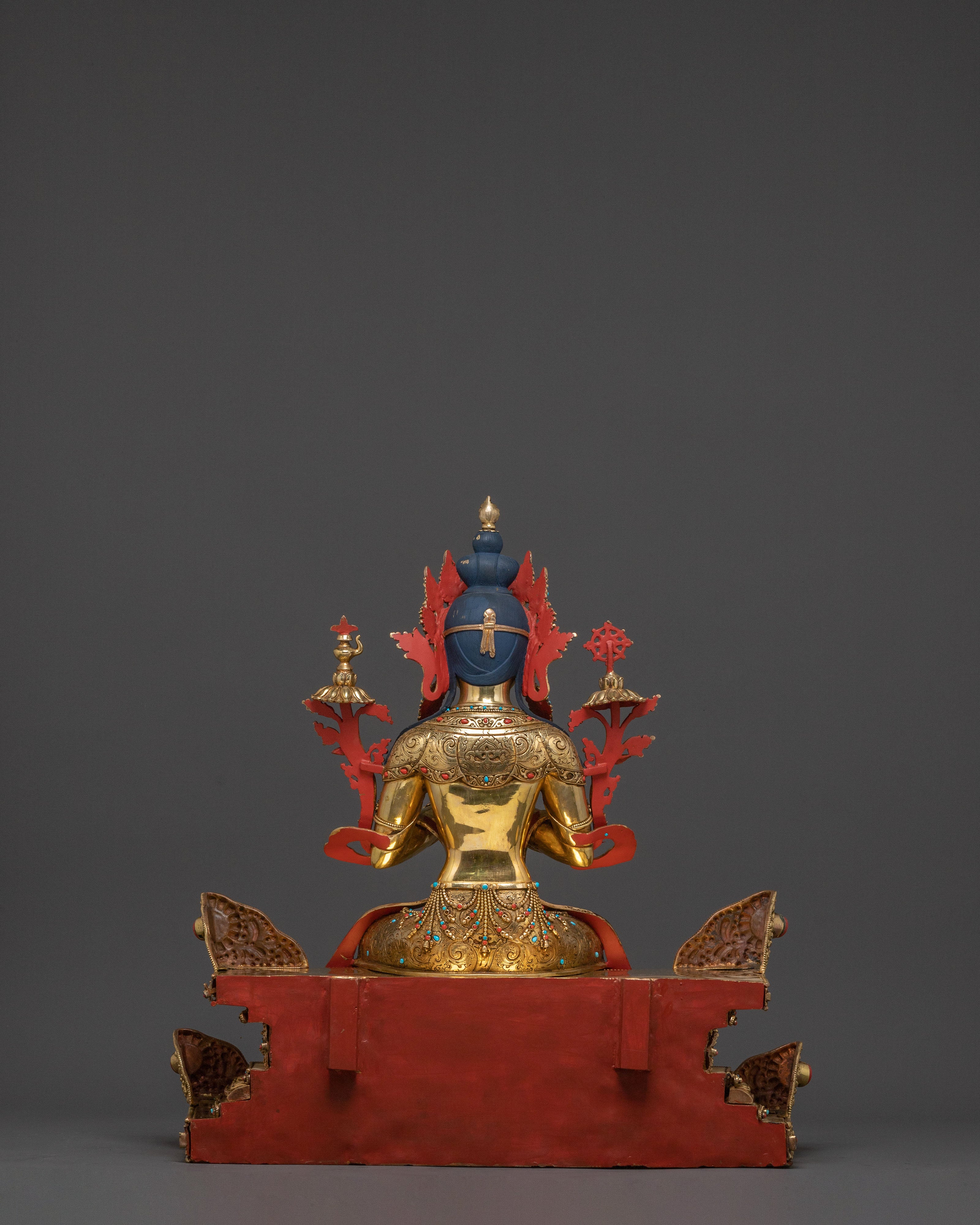 Dharma Teacher Maitreya Buddha Statue for Altar
