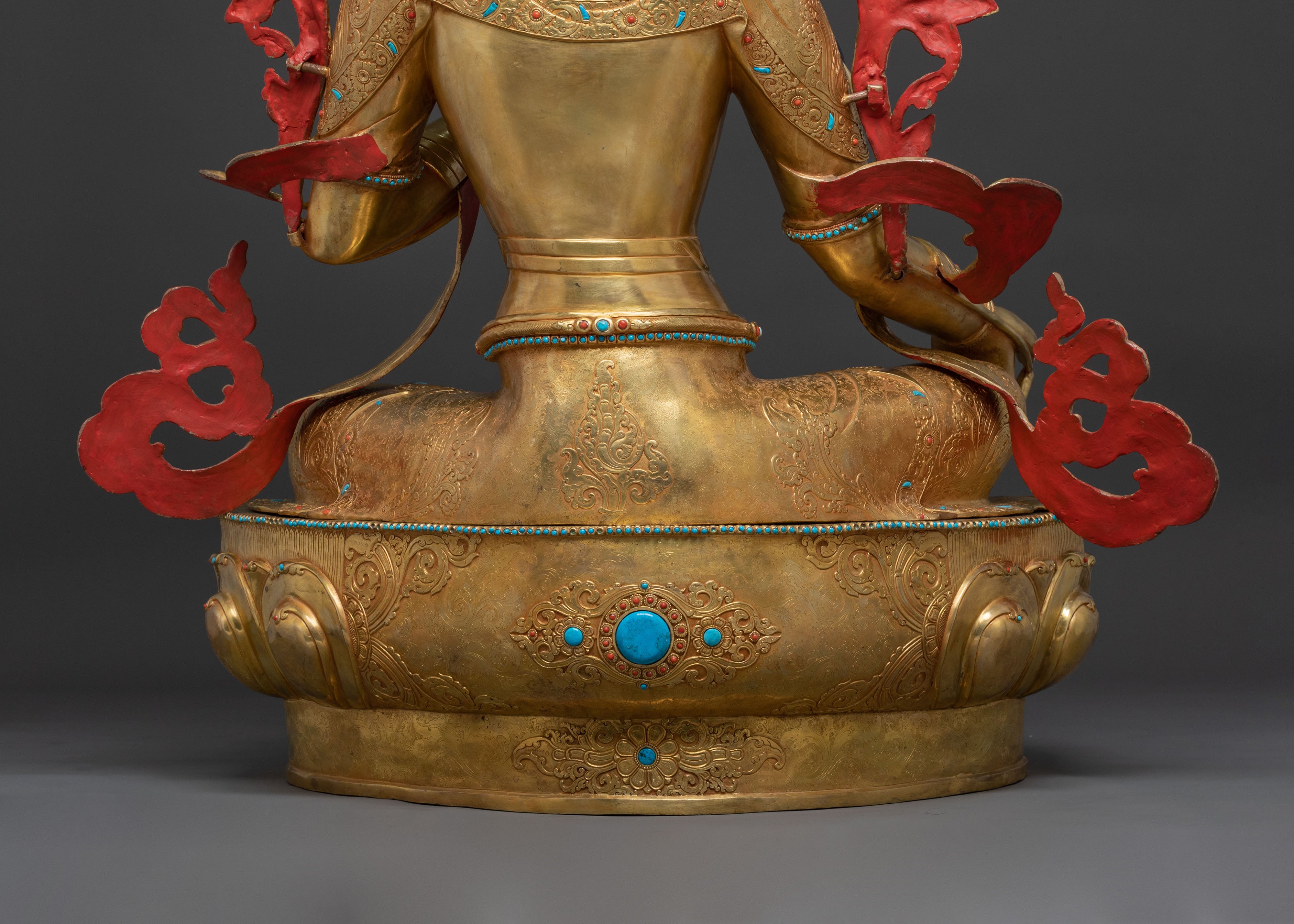 Traditional Nepalese Green Tara Statue