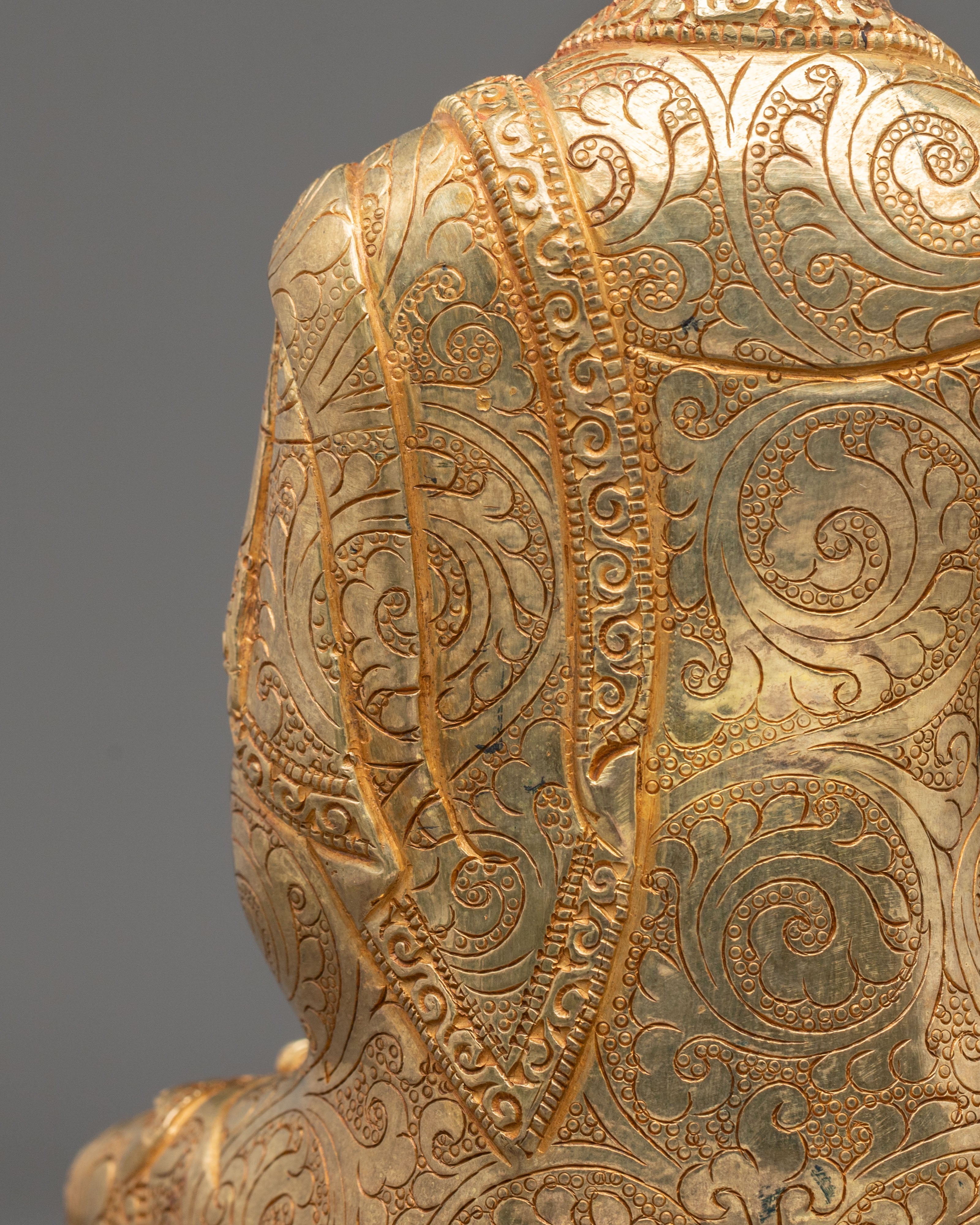 Shakyamuni Buddha Statue | 24k Gold Coated Figurine