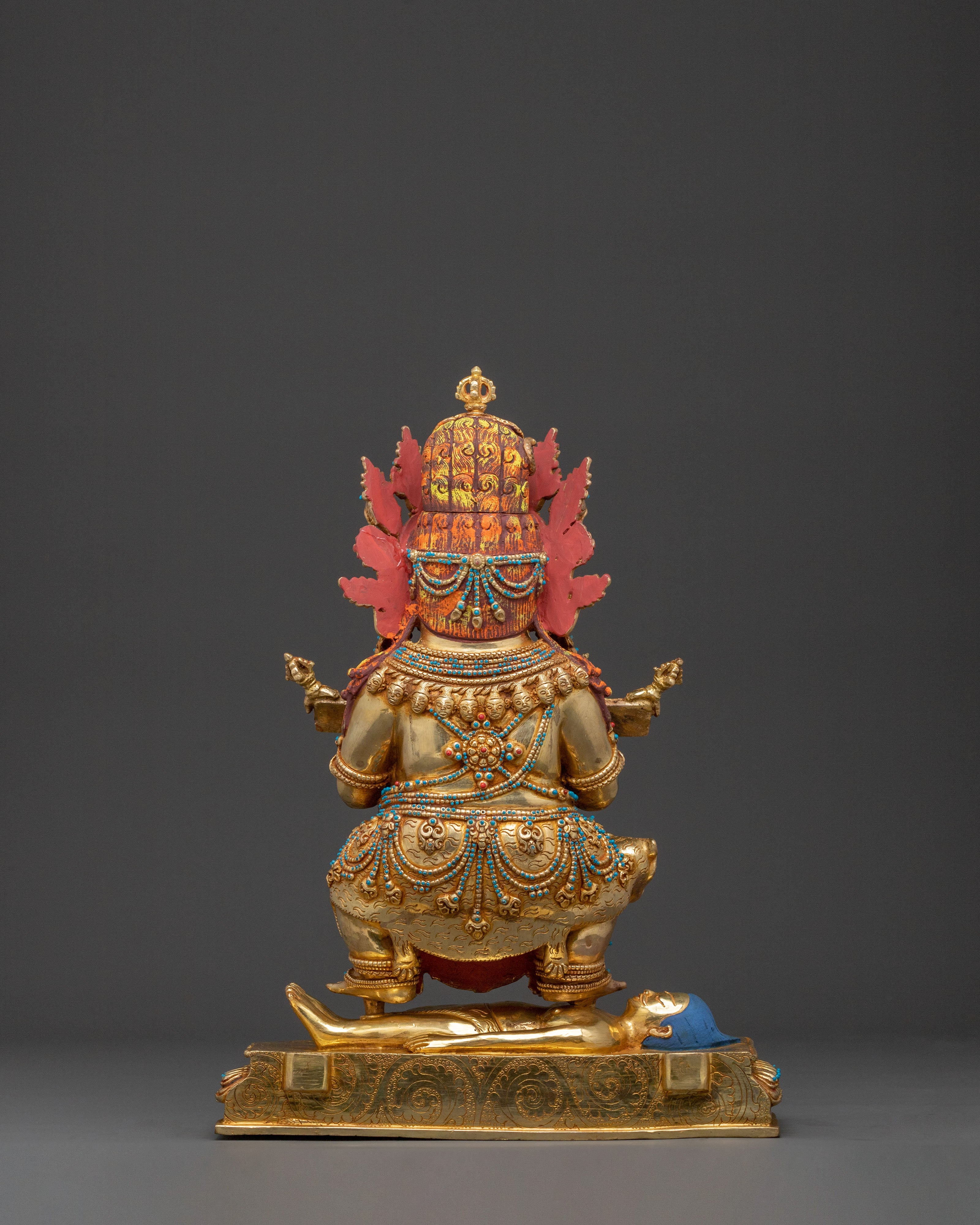 Shakya Mahakala Traditional Figurine | Tibetan Dharma Protector Deity