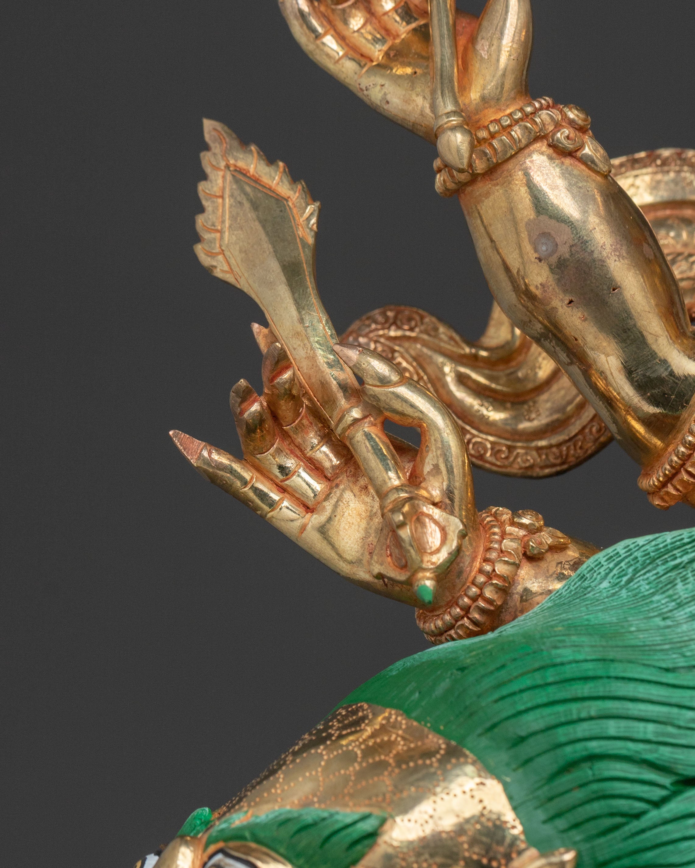 Pehar Gyalpo Sacred Figurine | Tibetan Dharma Protector Deity