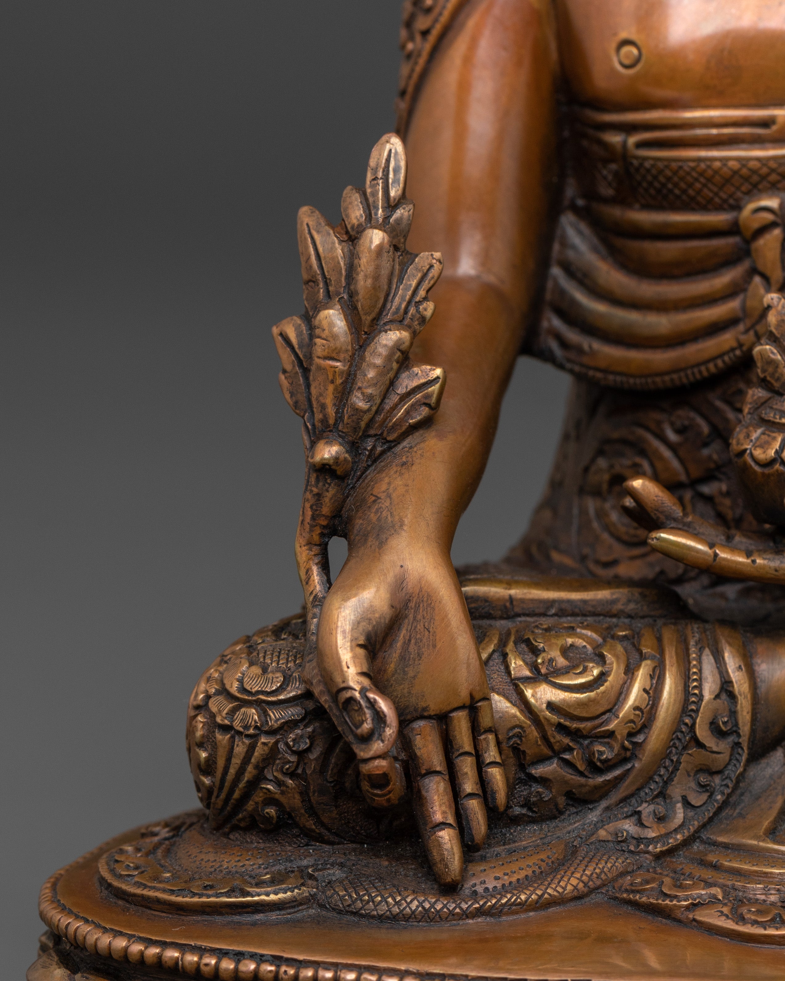 Medicine Buddha Tibetan Statue | Healing Decor