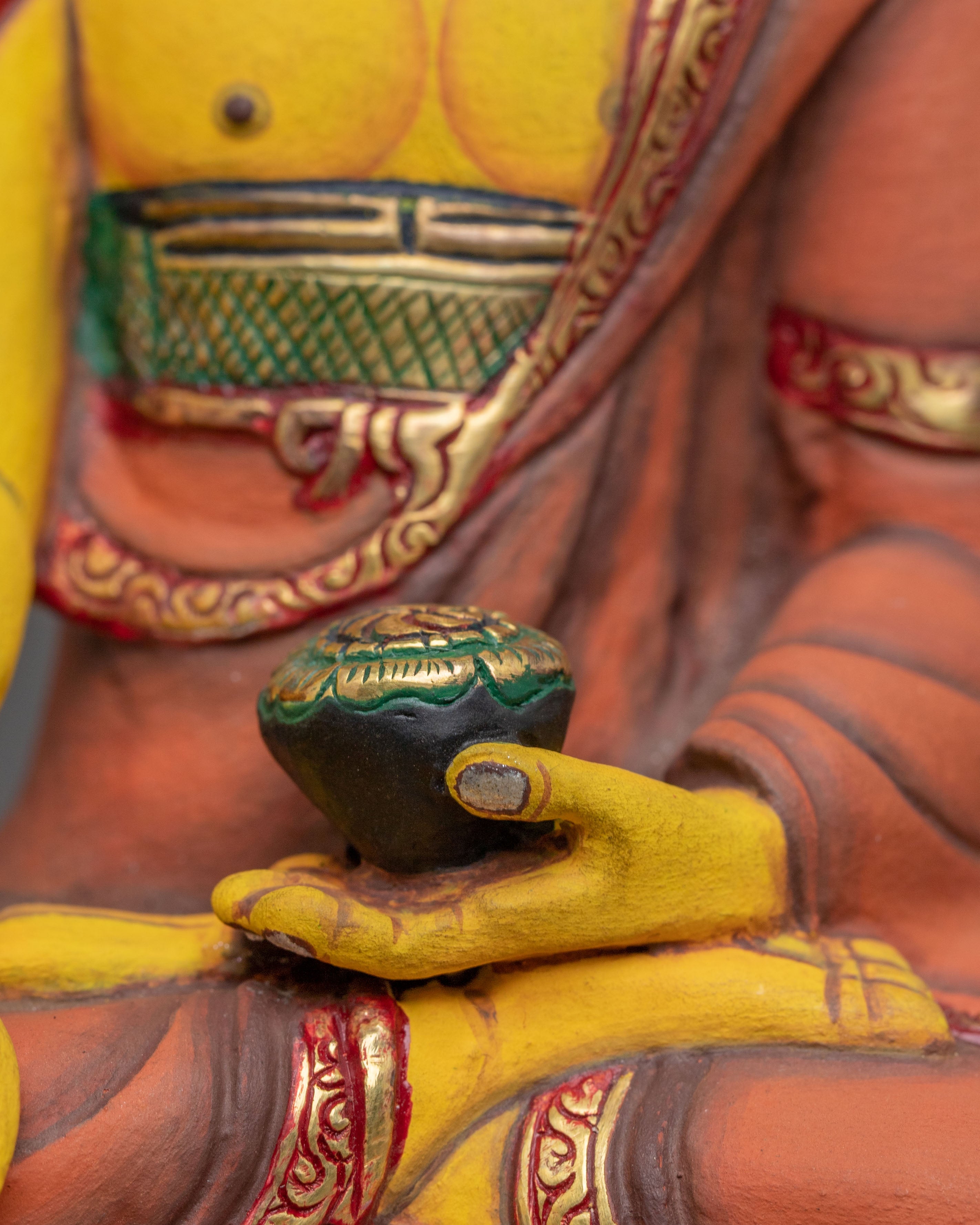 Shakyamuni Buddha Gold Glided Copper Statue | Buddhist Sculpture