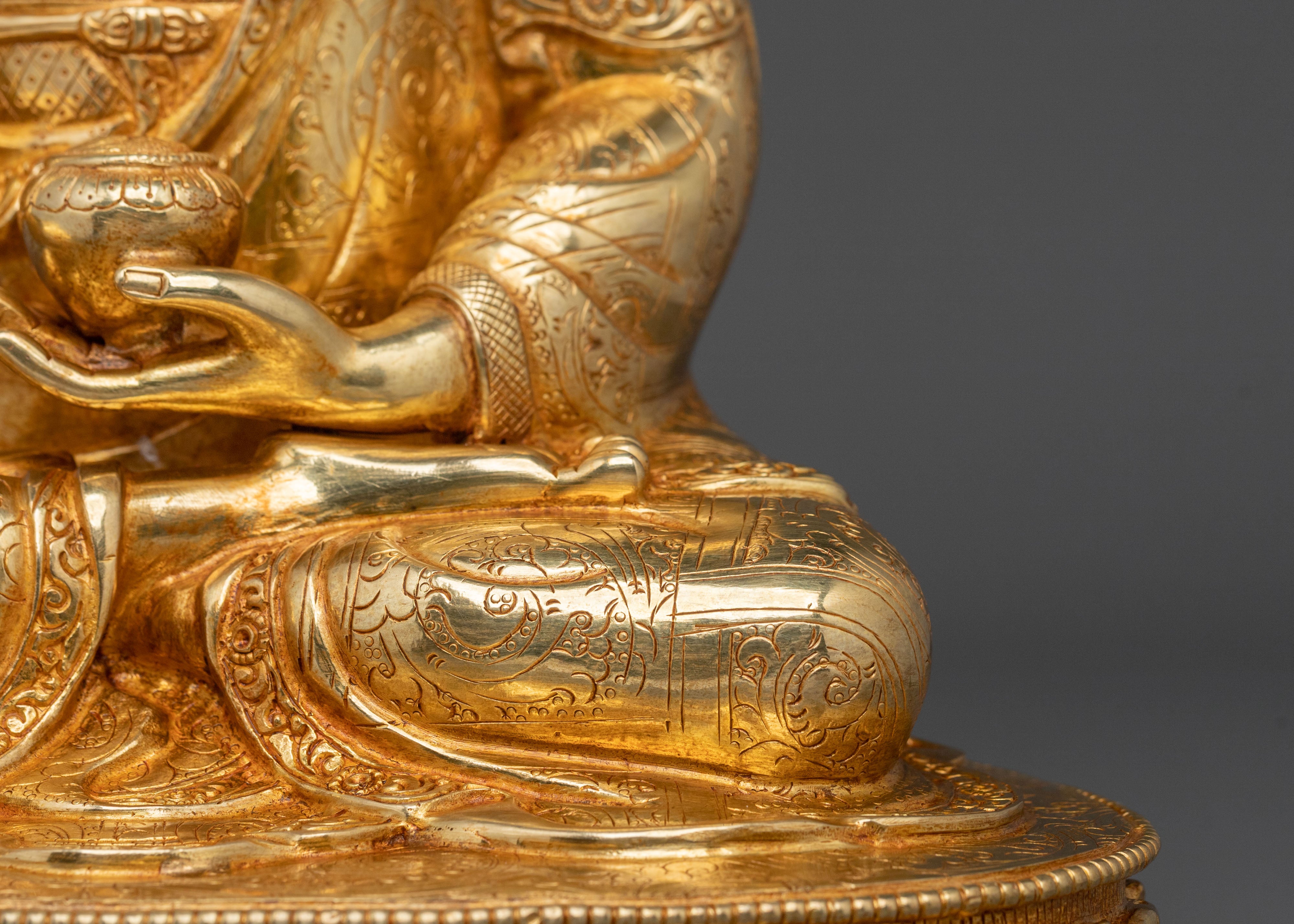 Elegant Statue of Shakyamuni Buddha | Symbol of Enlightenment